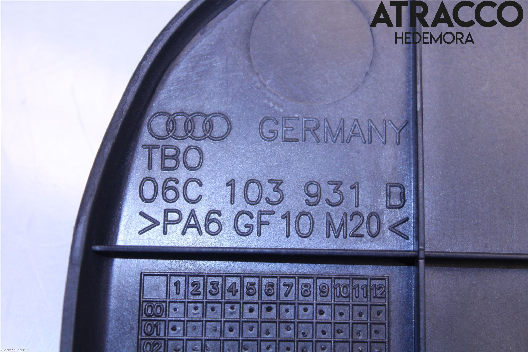 Audi A4/S4 01-05 Motorkåpa