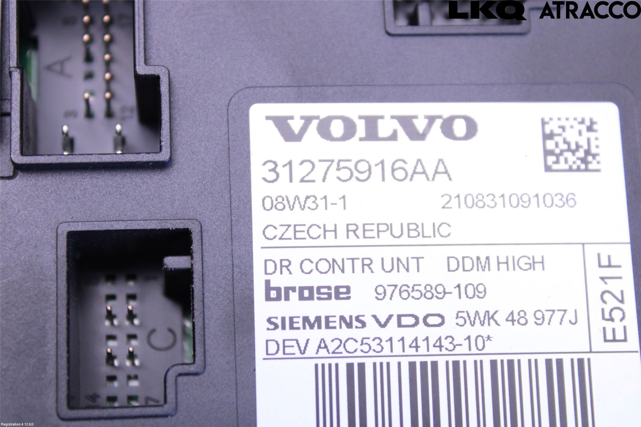Volvo S40 08-12 Fönsterhiss El Kompl