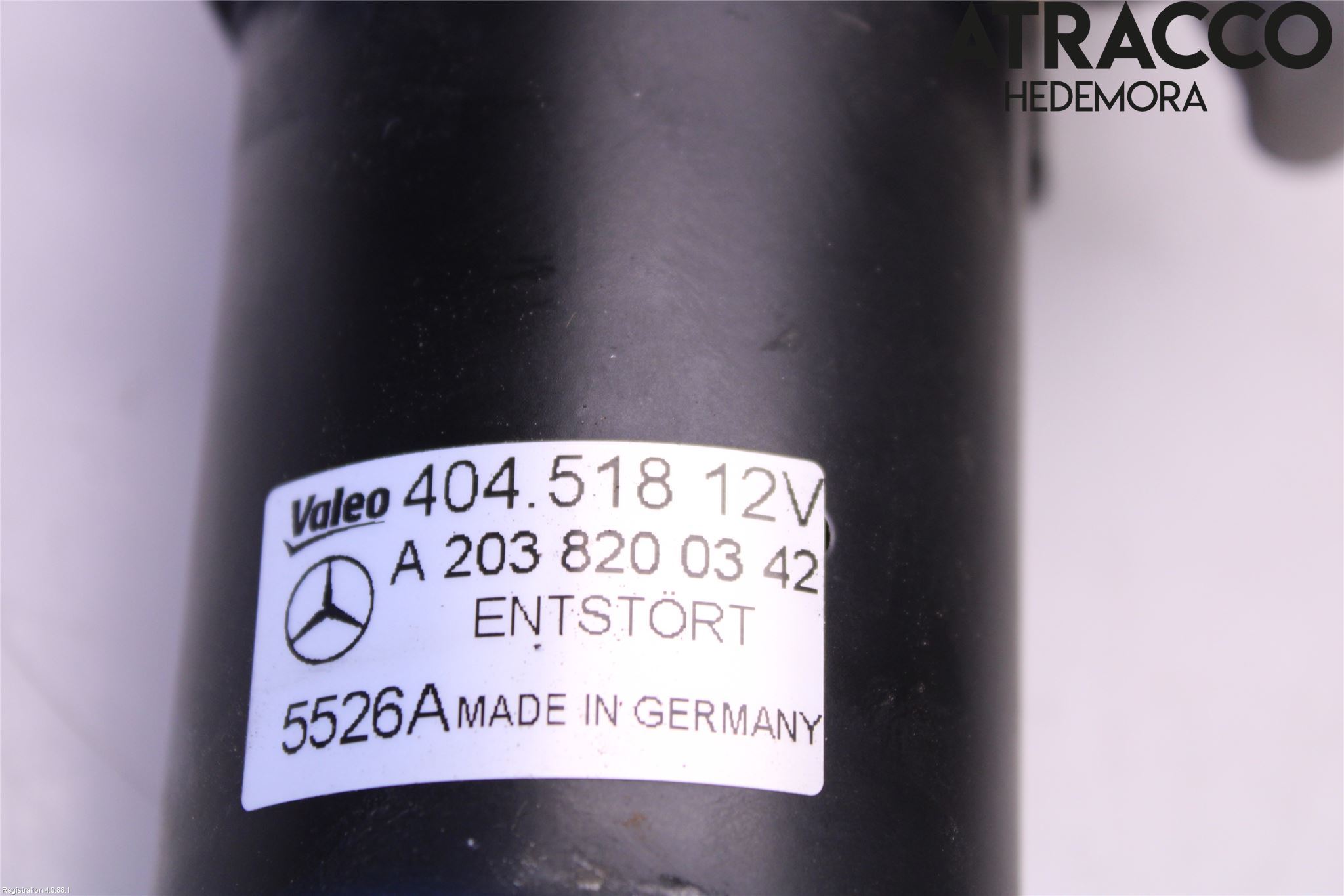Mercedes-Benz MB C (203) 00-07 Torkarmotor Vindruta