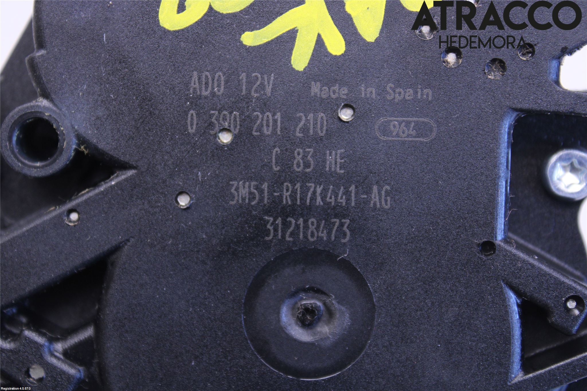 Ford S-MAX 06-15 Torkarmotor Baklucka