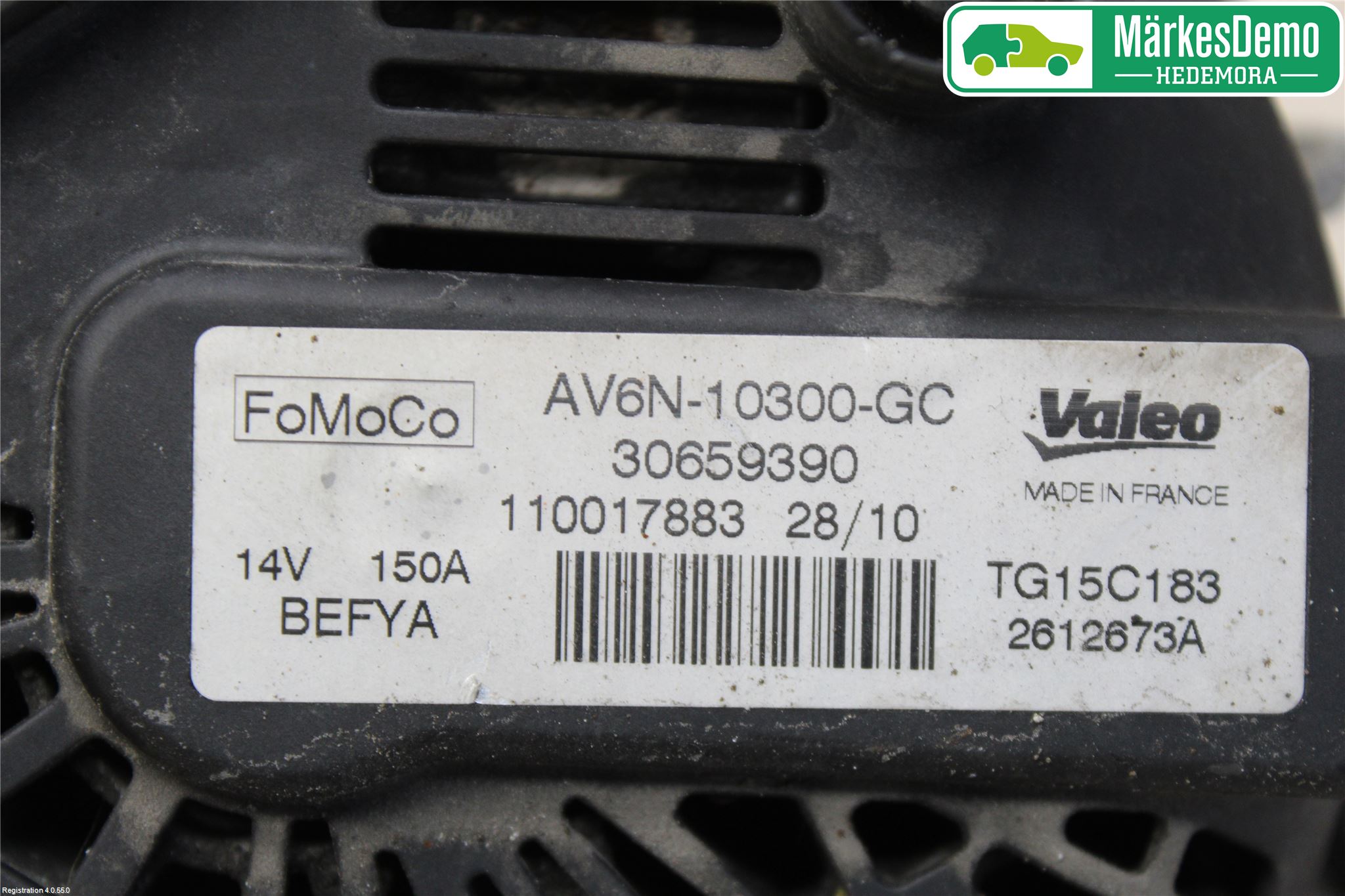 Ford FIESTA 09-12 Generator