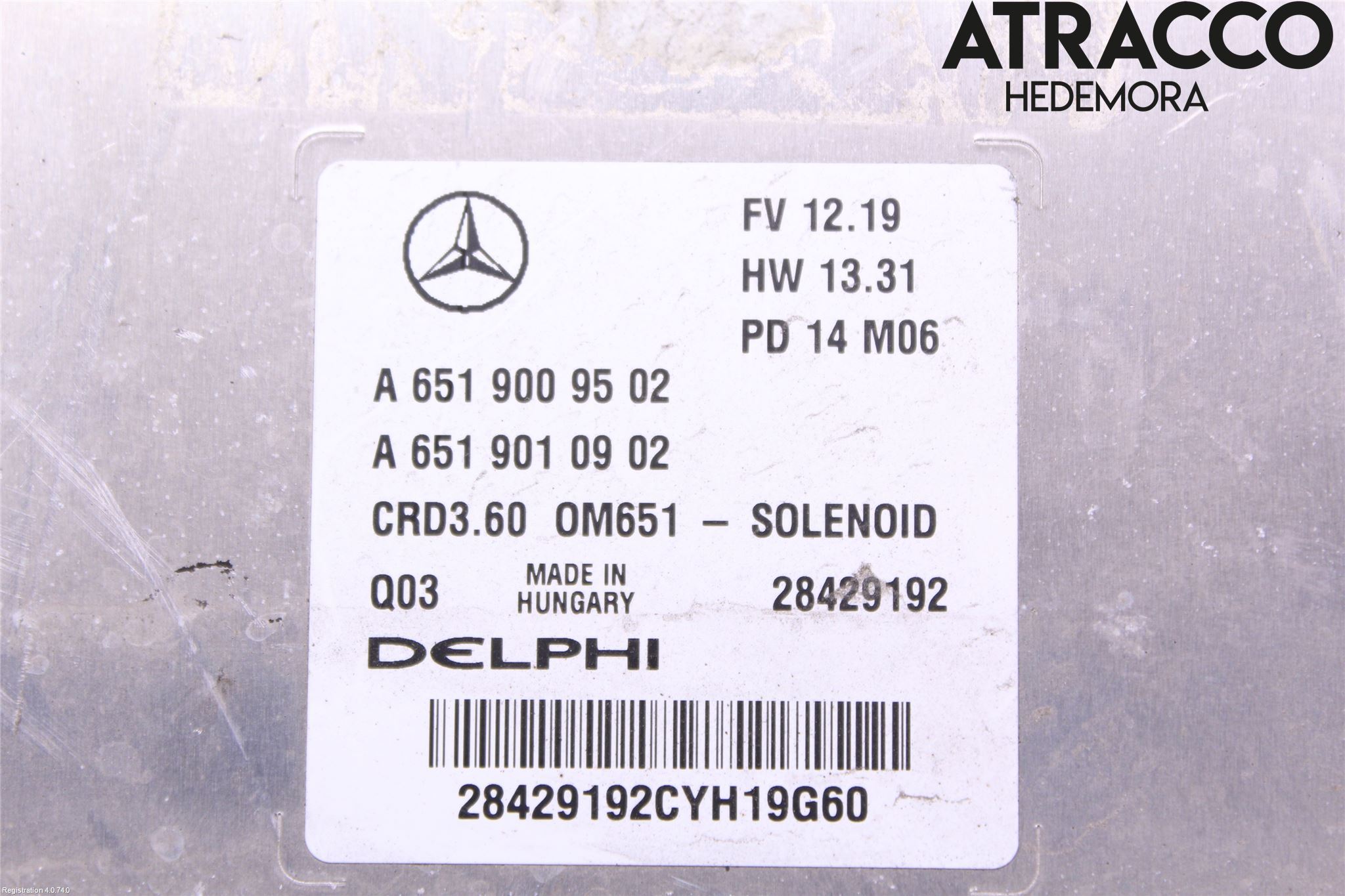 Mercedes-Benz MB A-KLASS (W176) 13-18 Styrenhet Insprut Bensin
