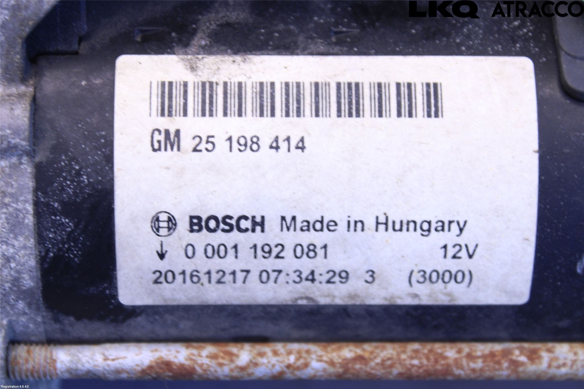 Opel ADAM 13-20 Startmotor