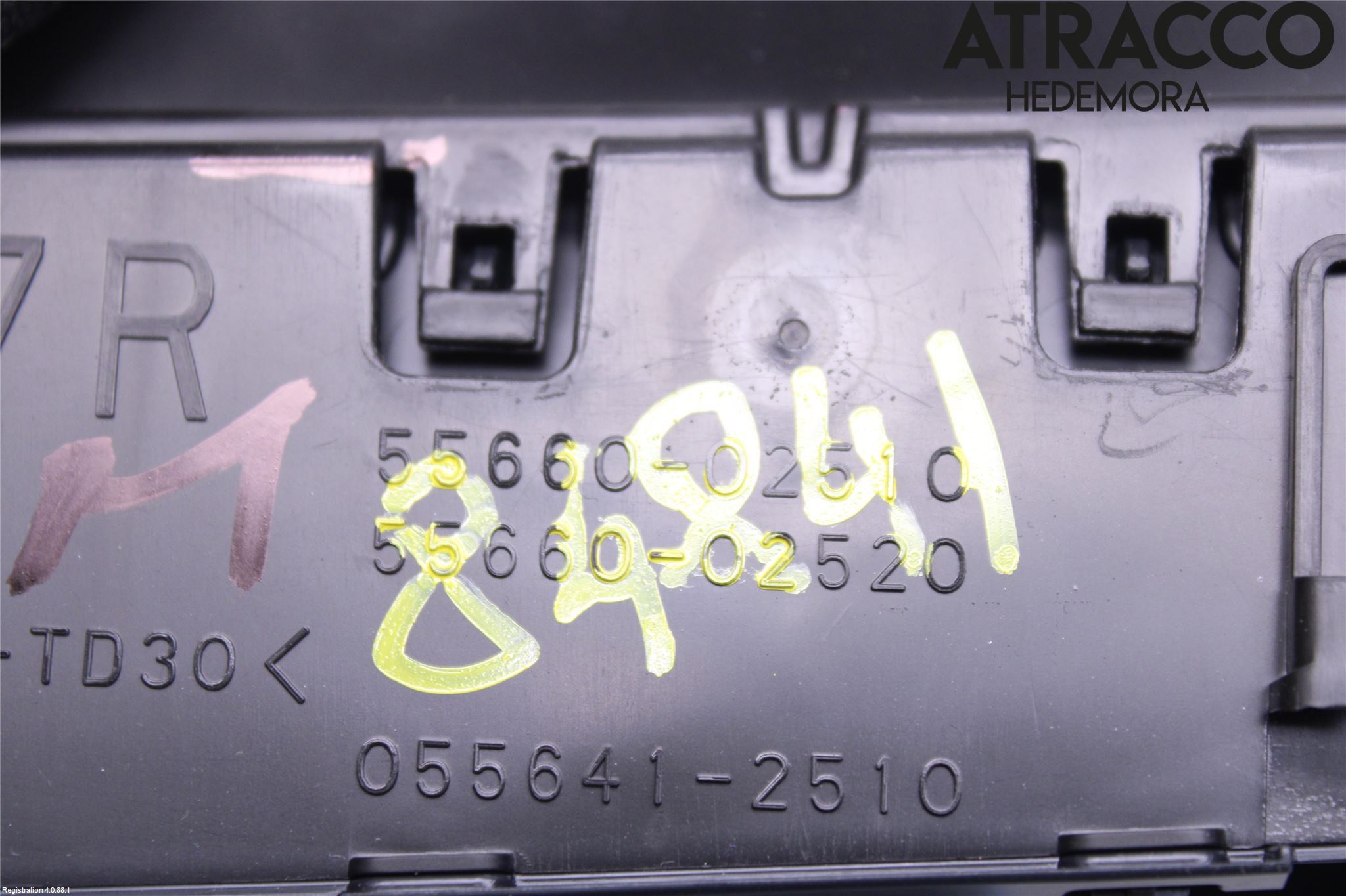 Toyota COROLLA 19- Defrosterkanal-Munstycke