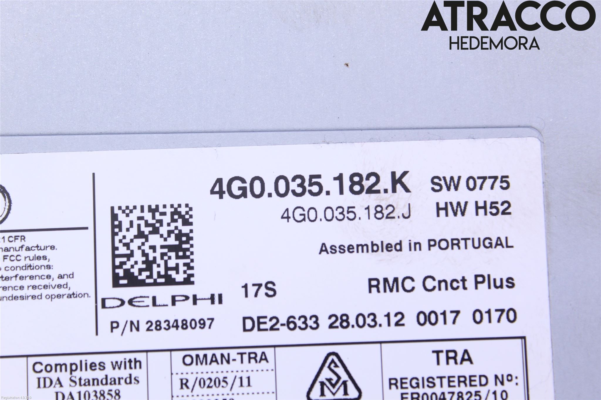 Audi A6/S6 4G 11-18 Cd Radio - Multimediapanel