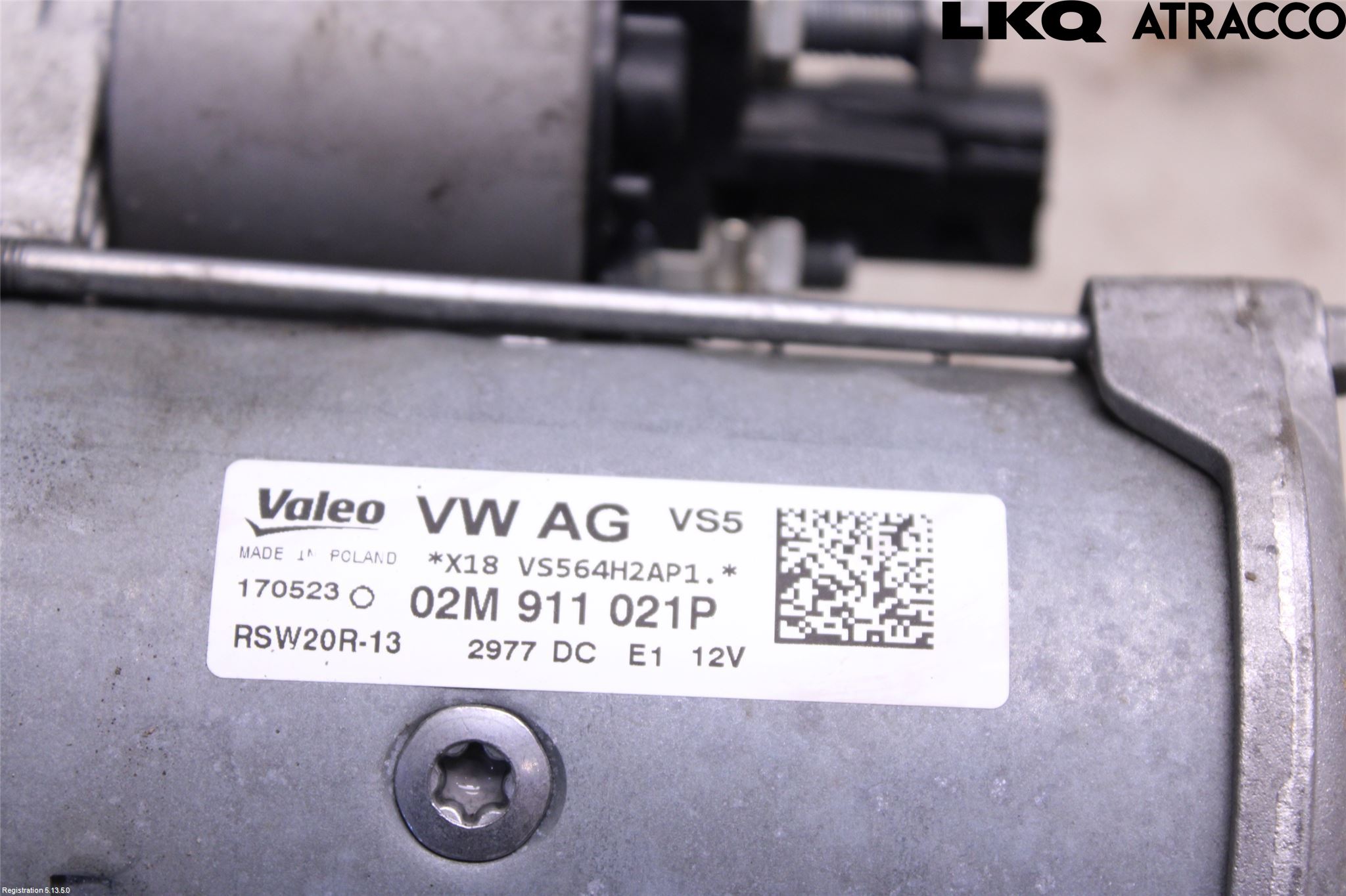 Volkswagen VW CRAFTER II / E-CRAFTER 17- Startmotor Diesel