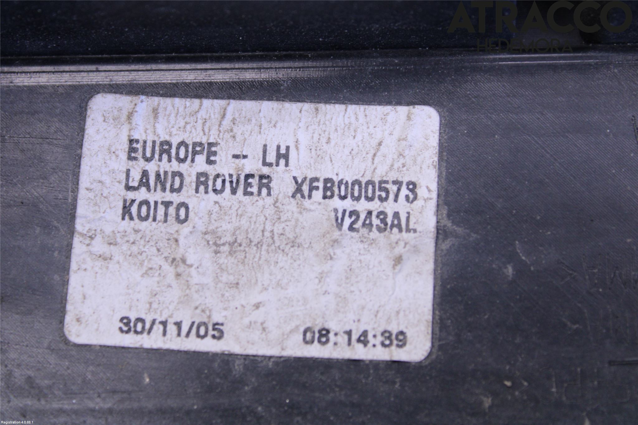 Landrover LAND ROVER RANGE ROVER L322 02-12 Bakljus Vänster