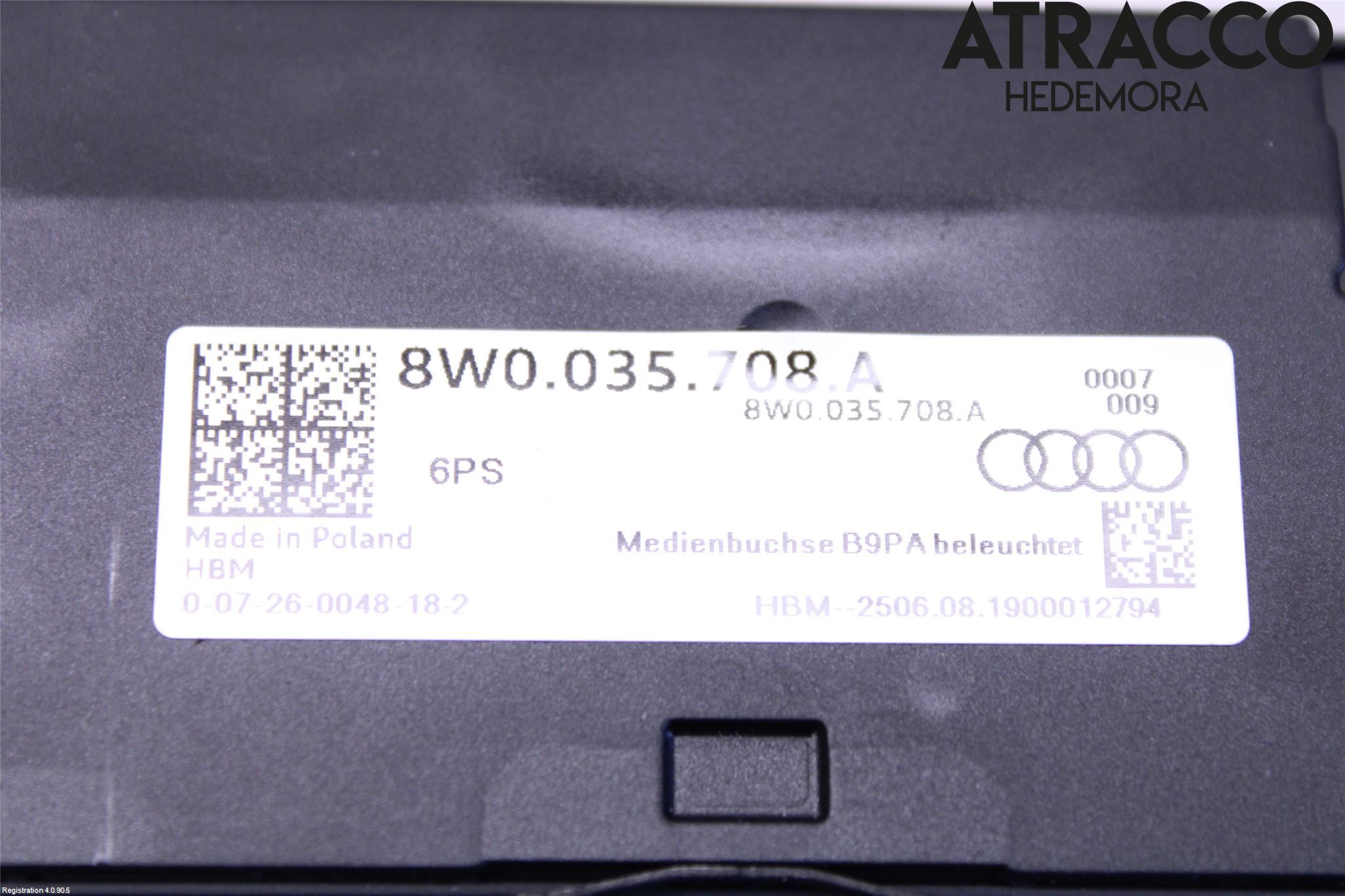 Audi A4 ALLROAD 17- Usb Connection