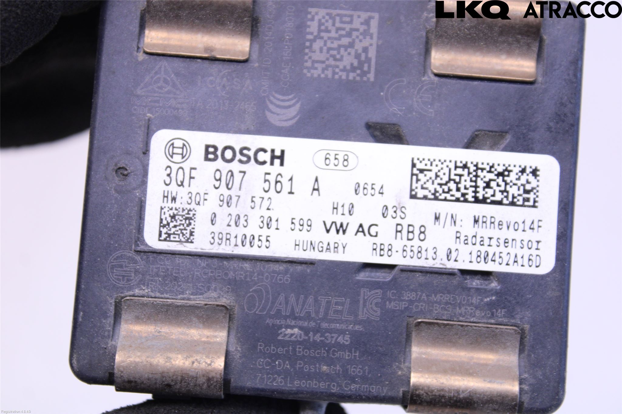 Volkswagen VW GOLF / E-GOLF VII 13-20 Sensor Adaptiv Farthållare