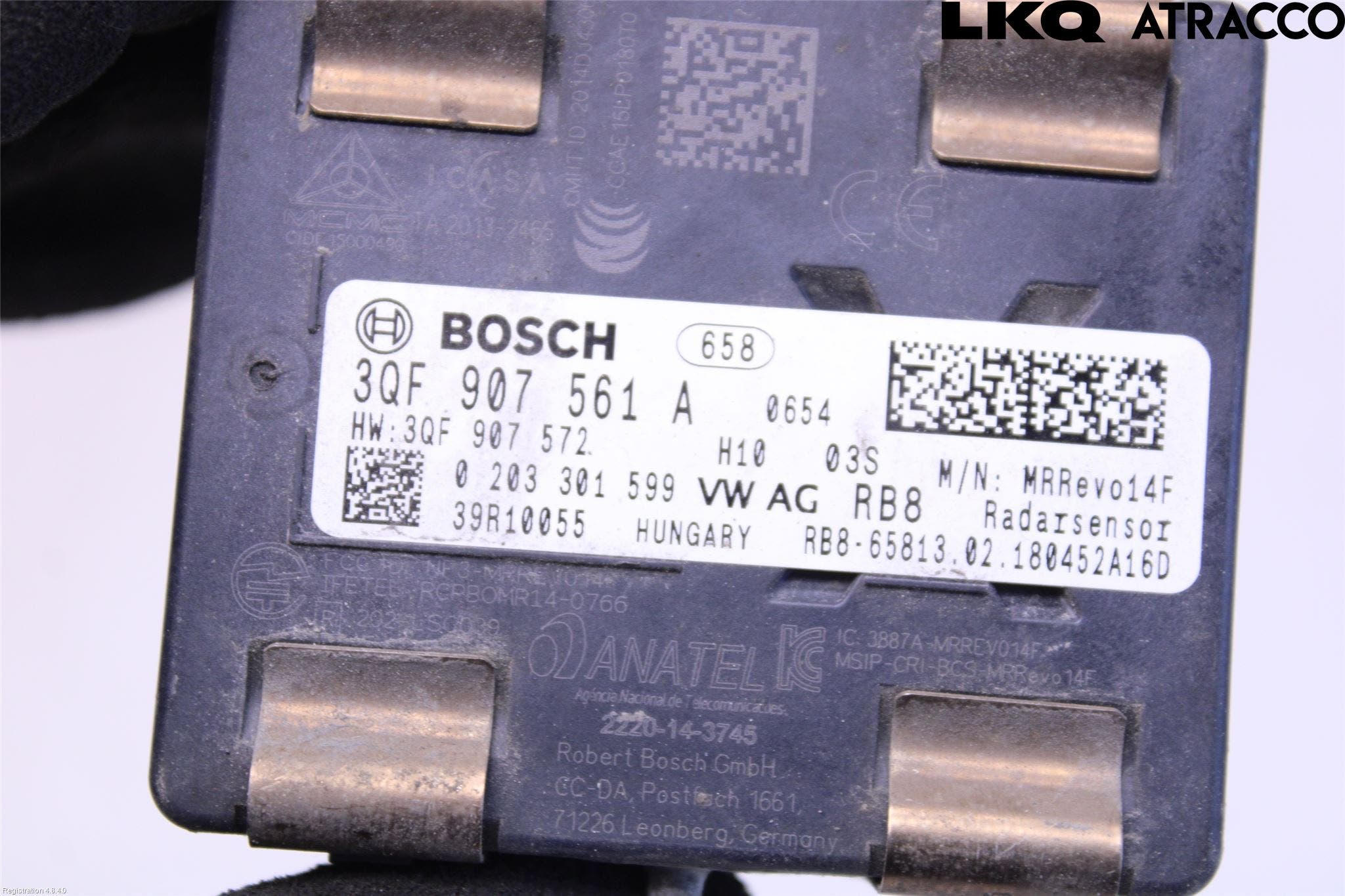 Volkswagen VW GOLF / E-GOLF VII 13-20 Sensor Adaptiv Farthållare