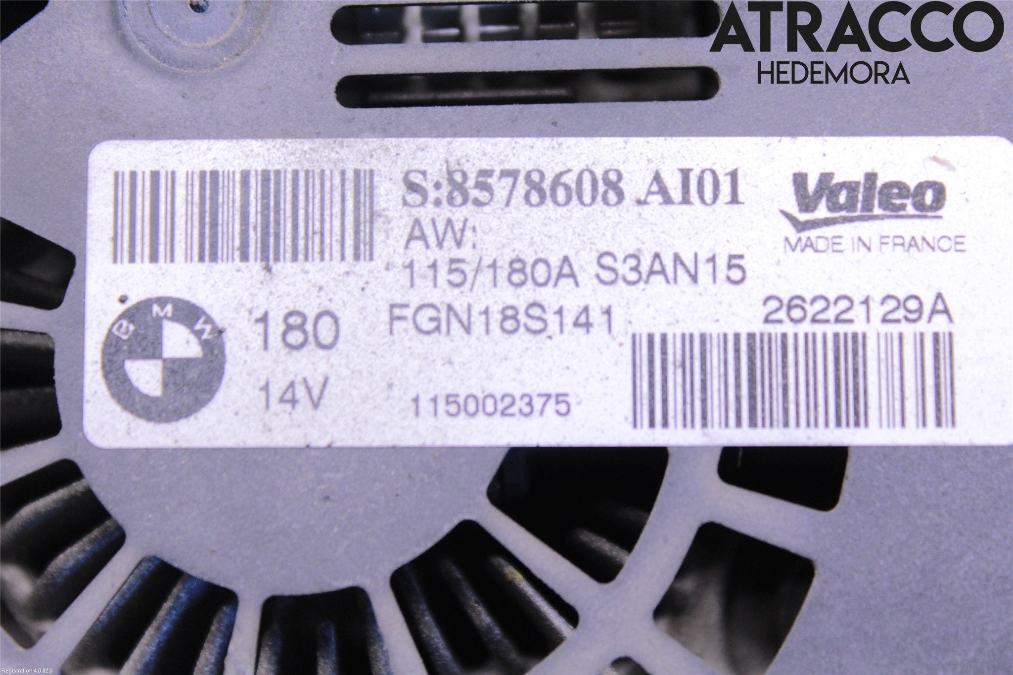 BMW 3 F30/F31/F80 12-19 Generator