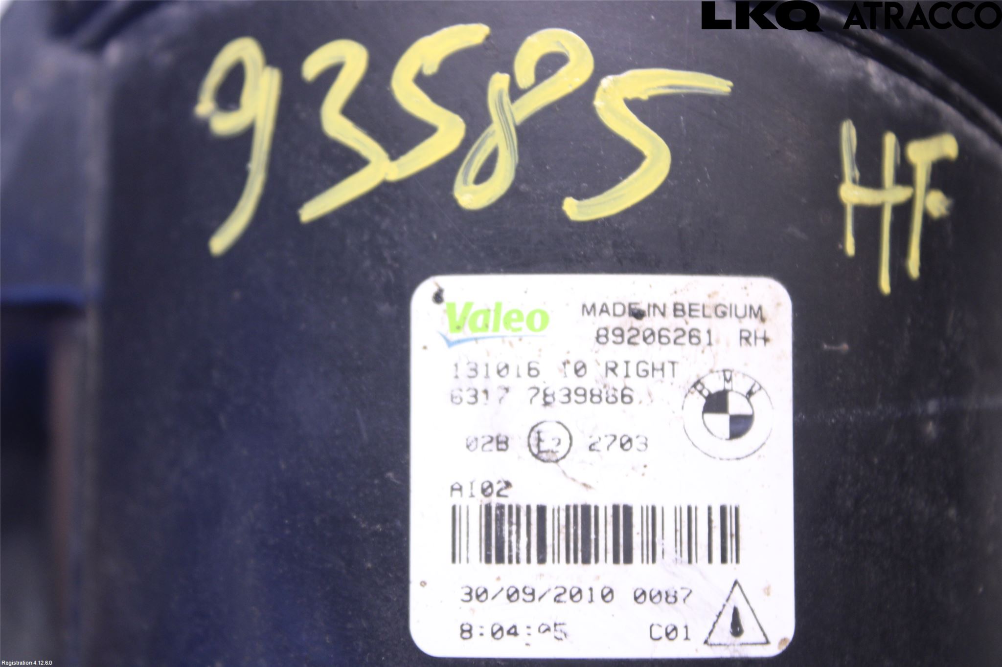 BMW 5 F10/F11/F18 09-17 Dimljus-Varselljus Fram