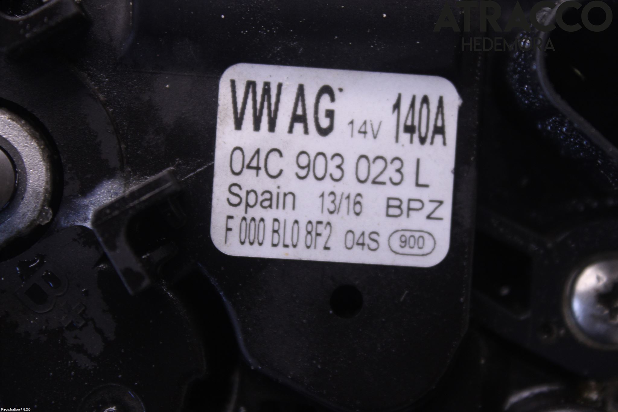 Volkswagen VW POLO 10-17 Generator