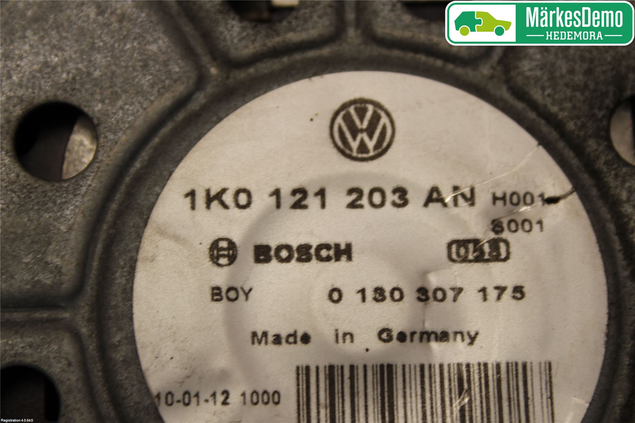 Volkswagen VW GOLF VI 09-13 Kylfläkt El
