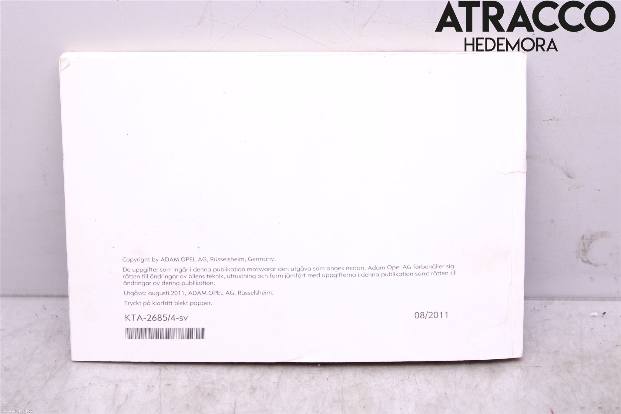 Opel ASTRA J 10-15 Instruktionsbok