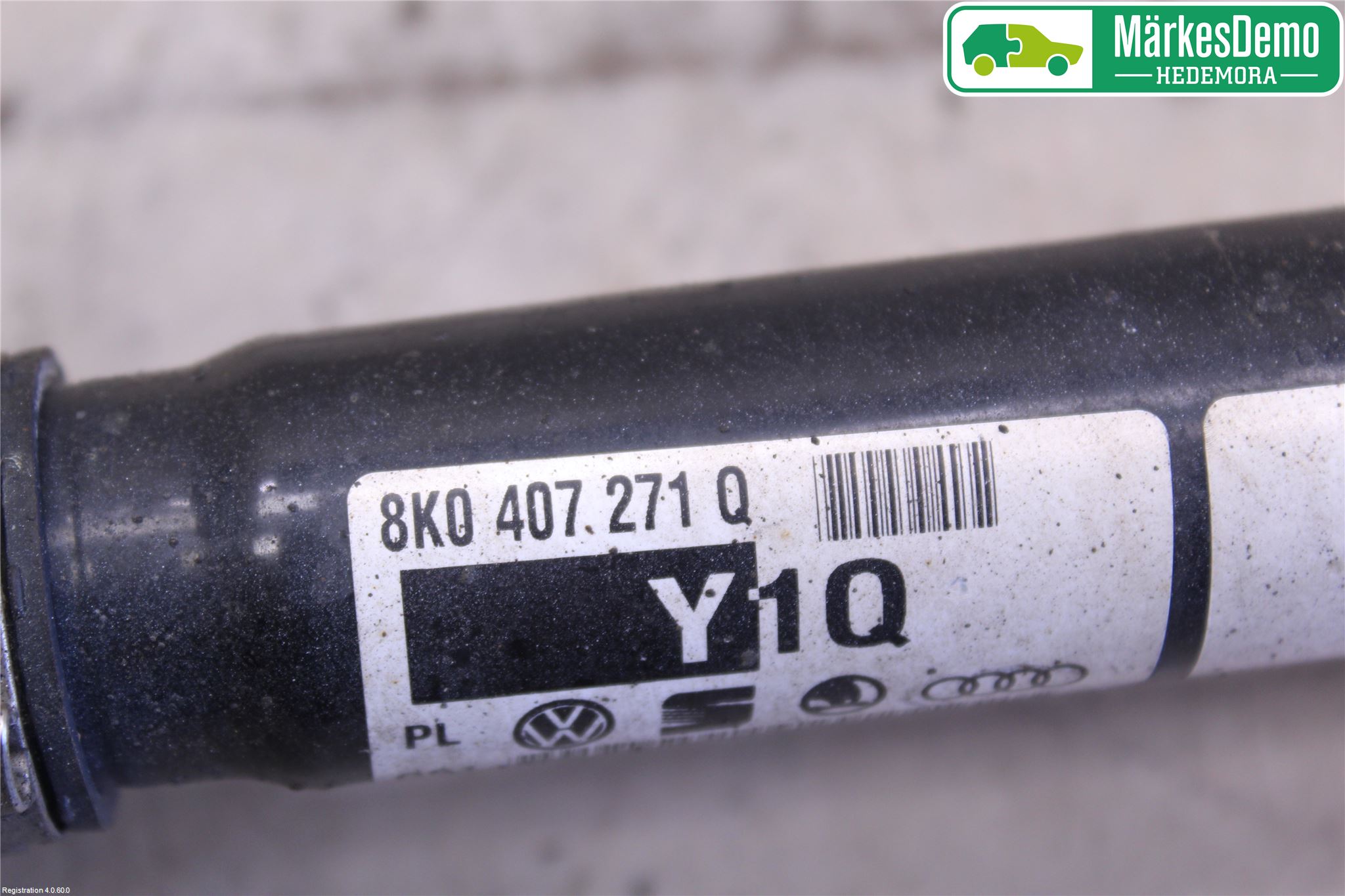 Audi A4/S4 08-11 Drivaxel Fram Höger