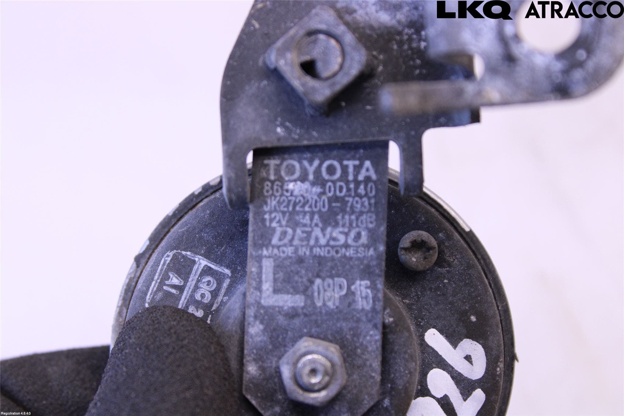 Toyota YARIS XP130 12-14 Signalhorn