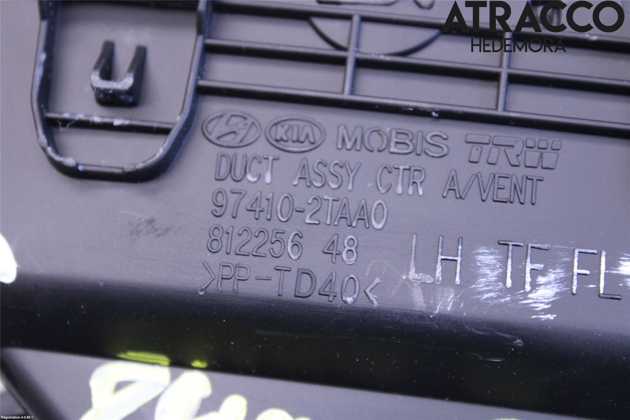 Kia OPTIMA 00-15 Defrosterkanal-Munstycke