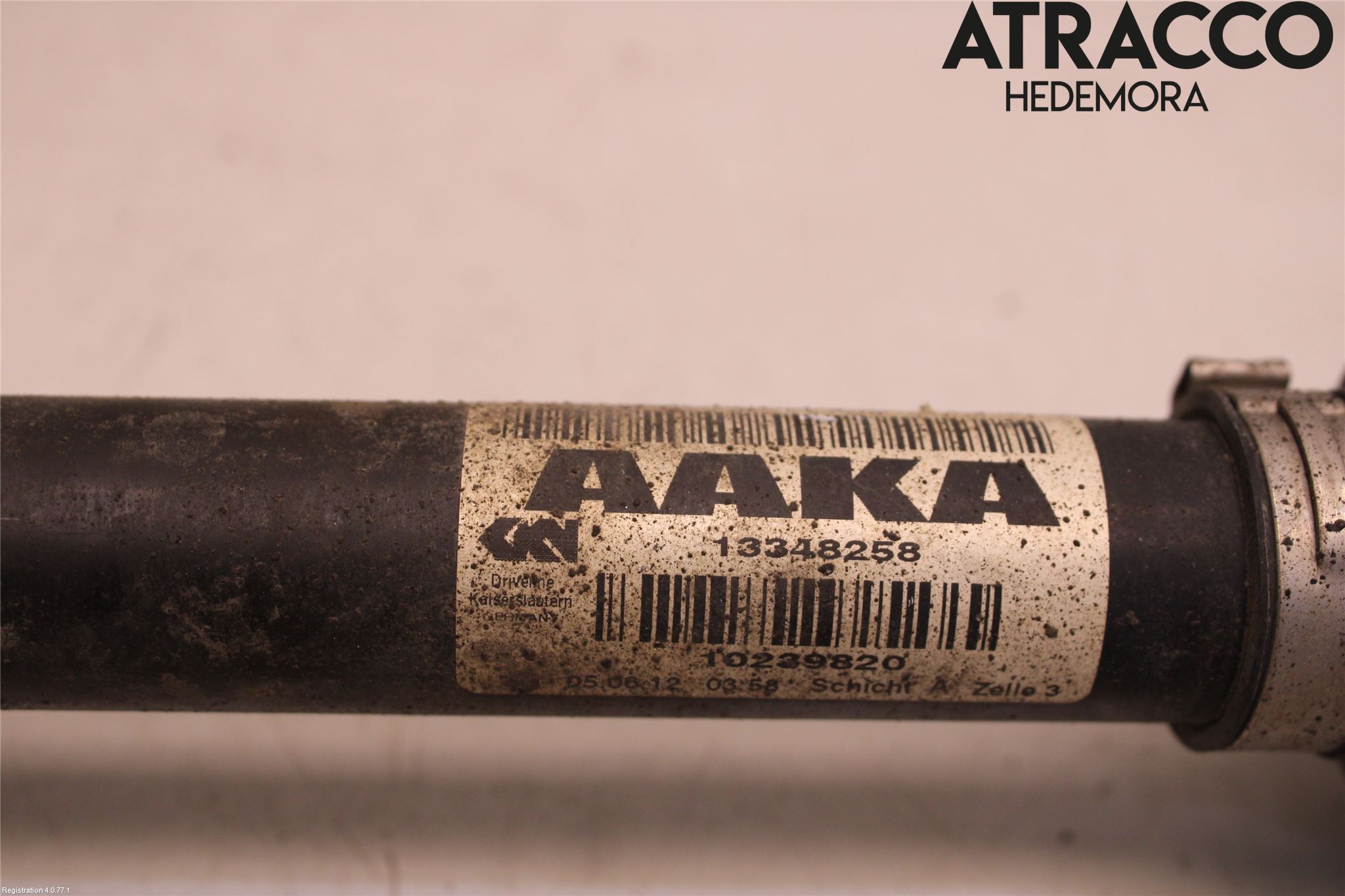 Opel INSIGNIA 09-16 Drivaxel Fram Vänster