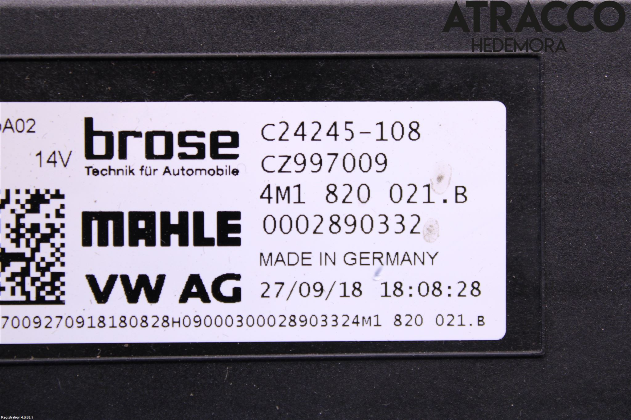 Audi A6 F2/C8 19- Ac Värmefläkt