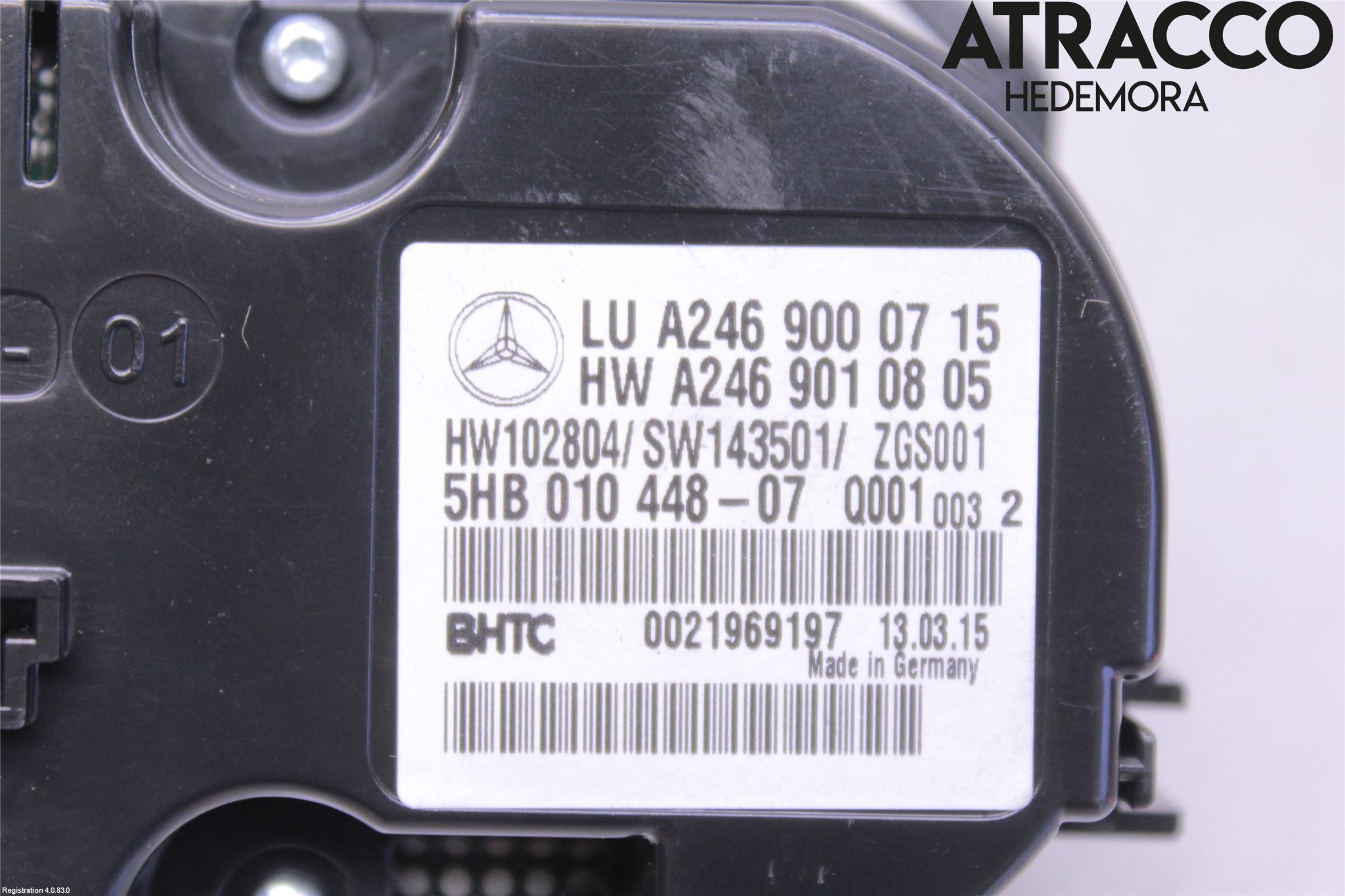 Mercedes-Benz MB CLA-KLASS (C117/X117) 13-19 Ac Styrenhet Ac Manöveren