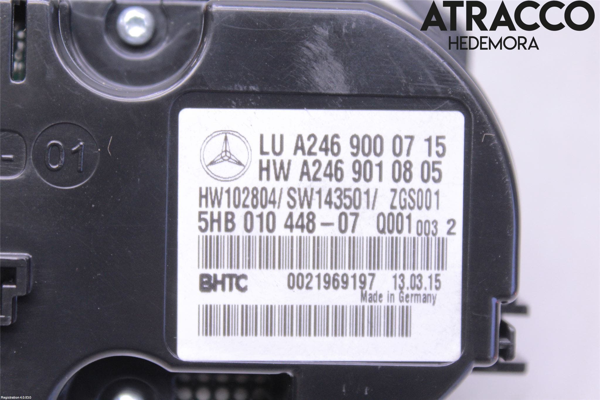 Mercedes-Benz MB CLA-KLASS (C117/X117) 13-19 Ac Styrenhet Ac Manöveren