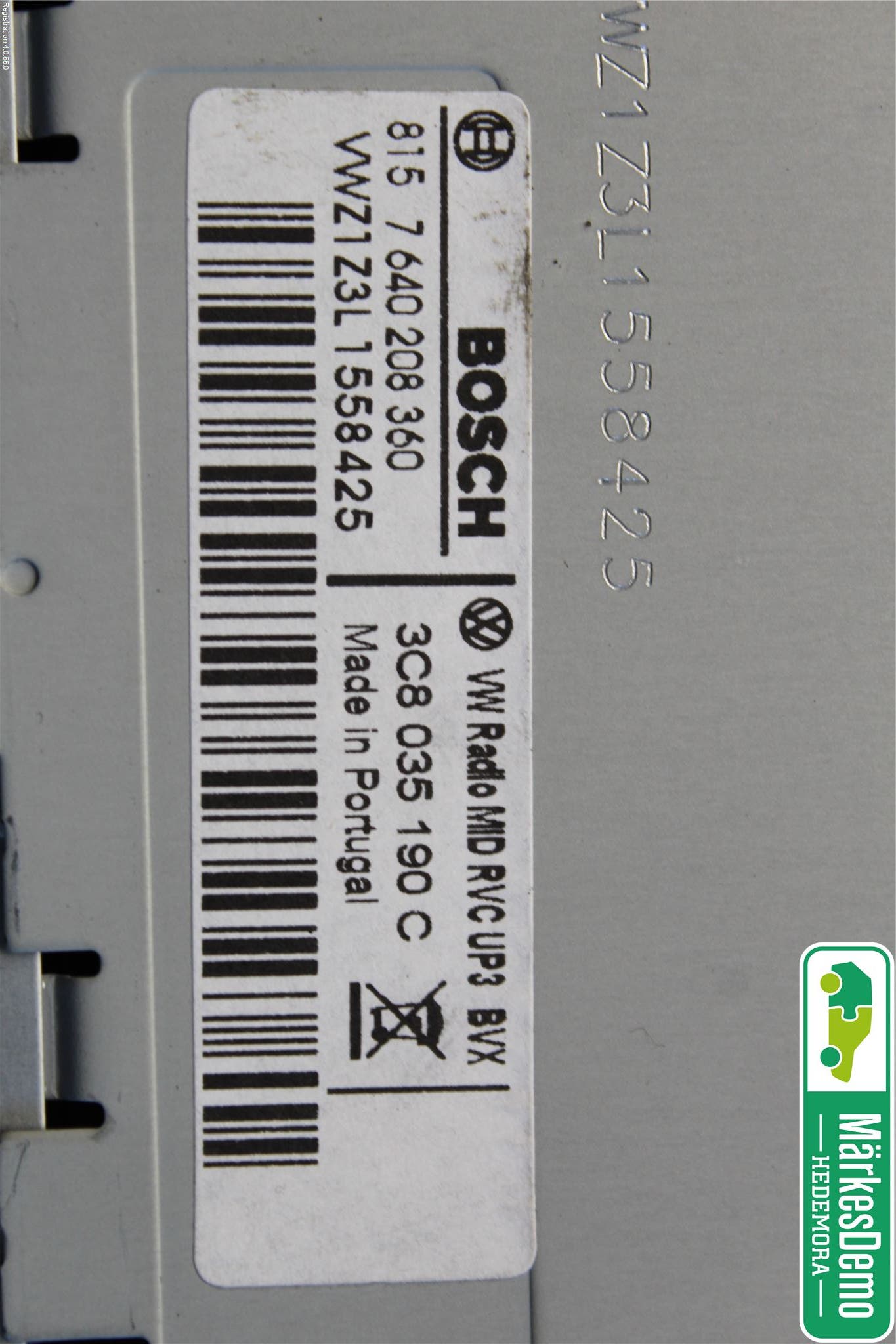 Volkswagen VW TOURAN 10-15 Cd Radio - Multimediapanel
