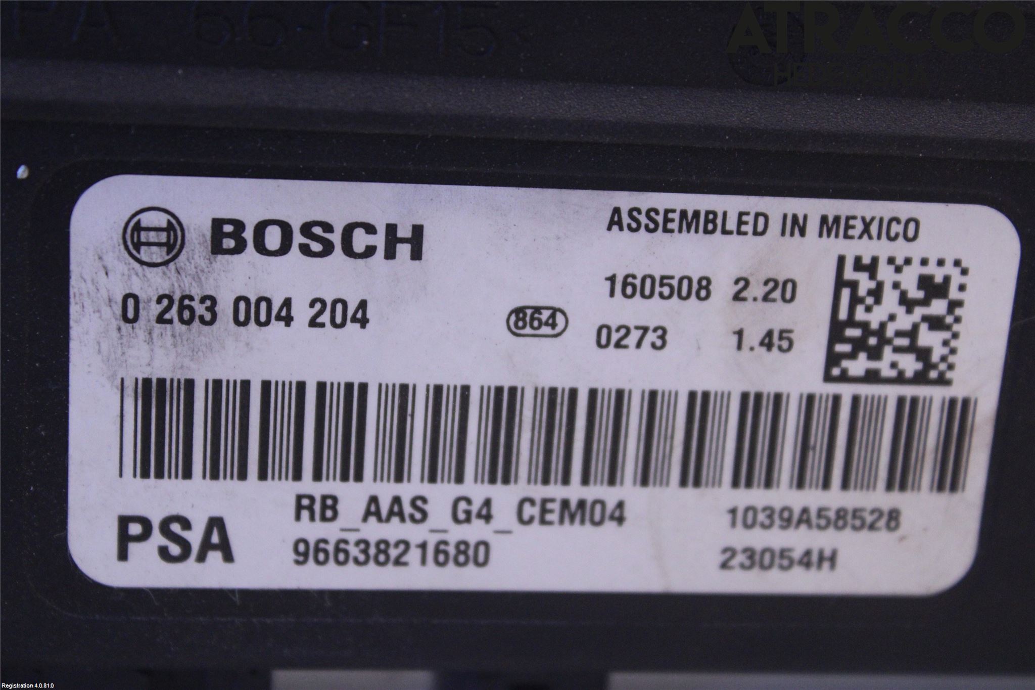 Peugeot PARTNER 16-18 Styrenhet Parkeringshjälp