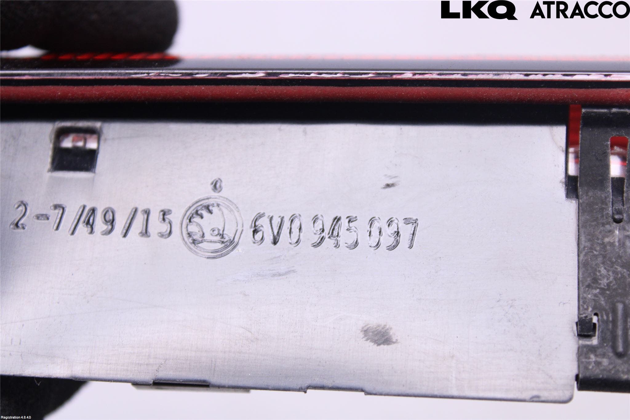 Skoda FABIA 15-21 Bromsljus Bakruta