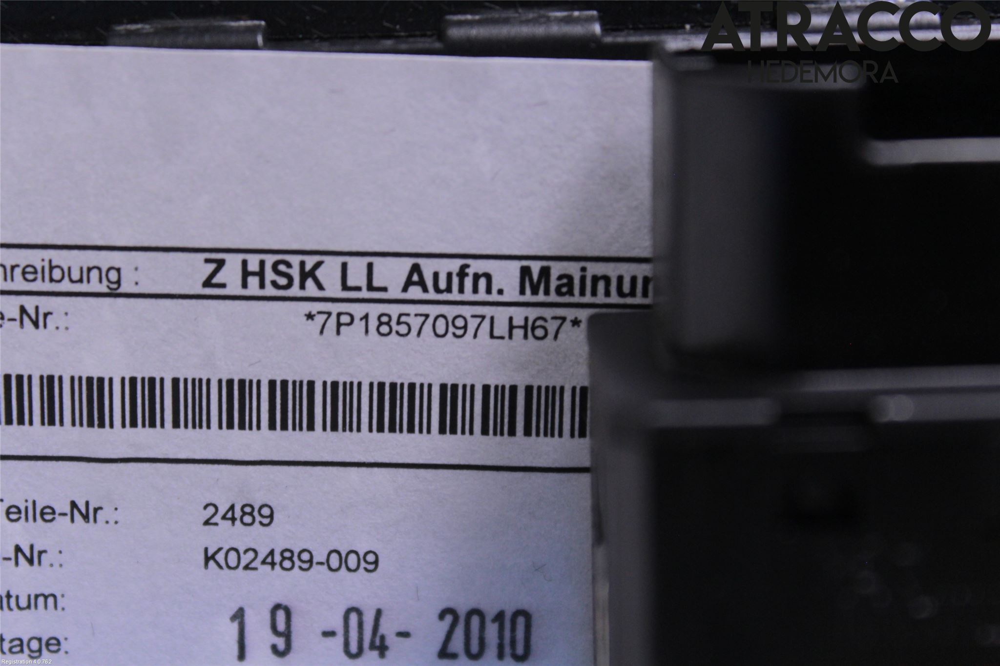 Volkswagen VW TOUAREG 7P 11-18 Handskfack