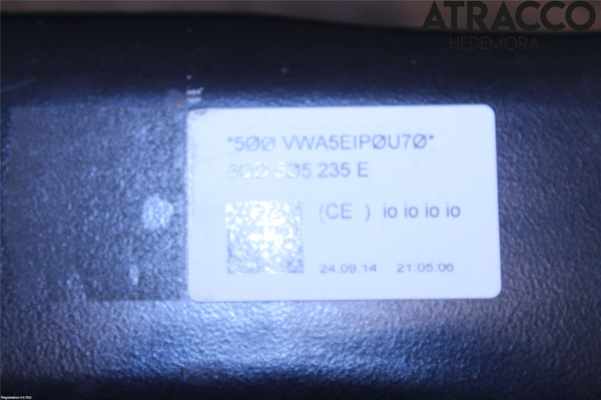 Volkswagen VW GOLF / E-GOLF VII 13-20 Bakaxelbalk