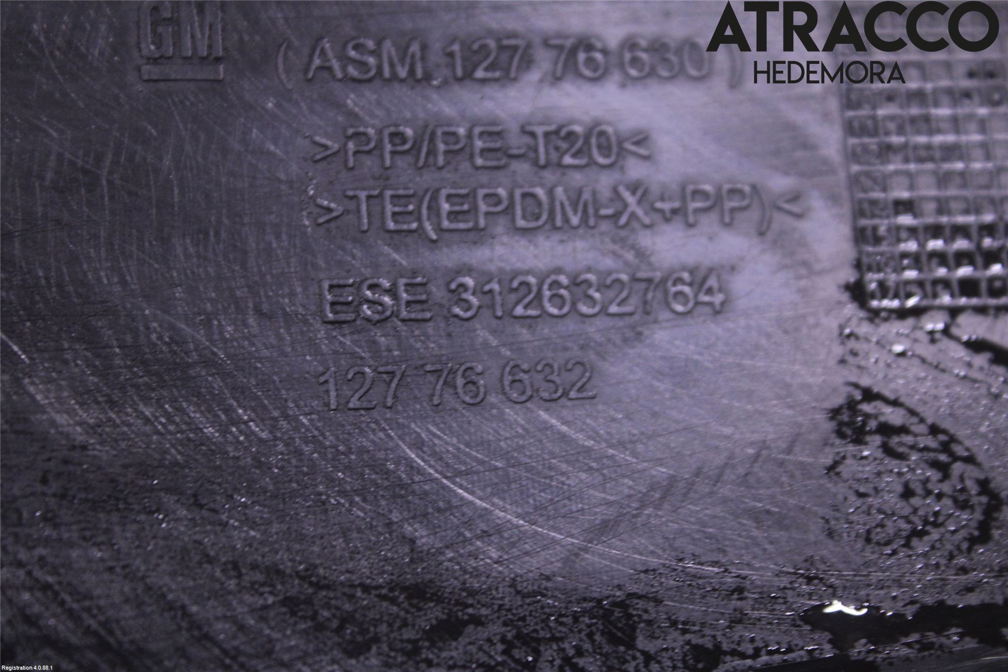 Saab 9-5 10-12 Torpedplåt-Torpedplast