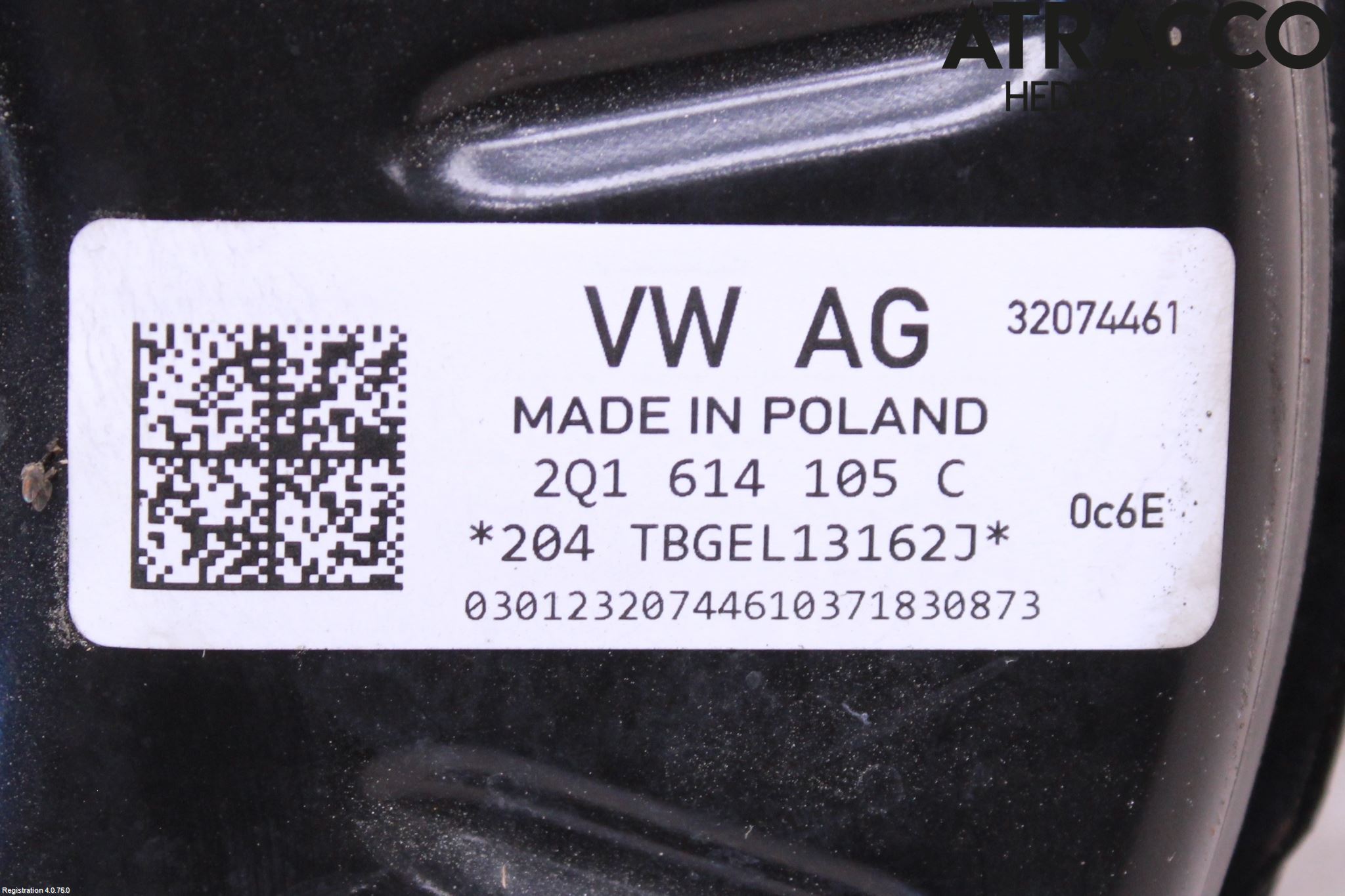 Volkswagen VW POLO VI 18->> Bromsservo