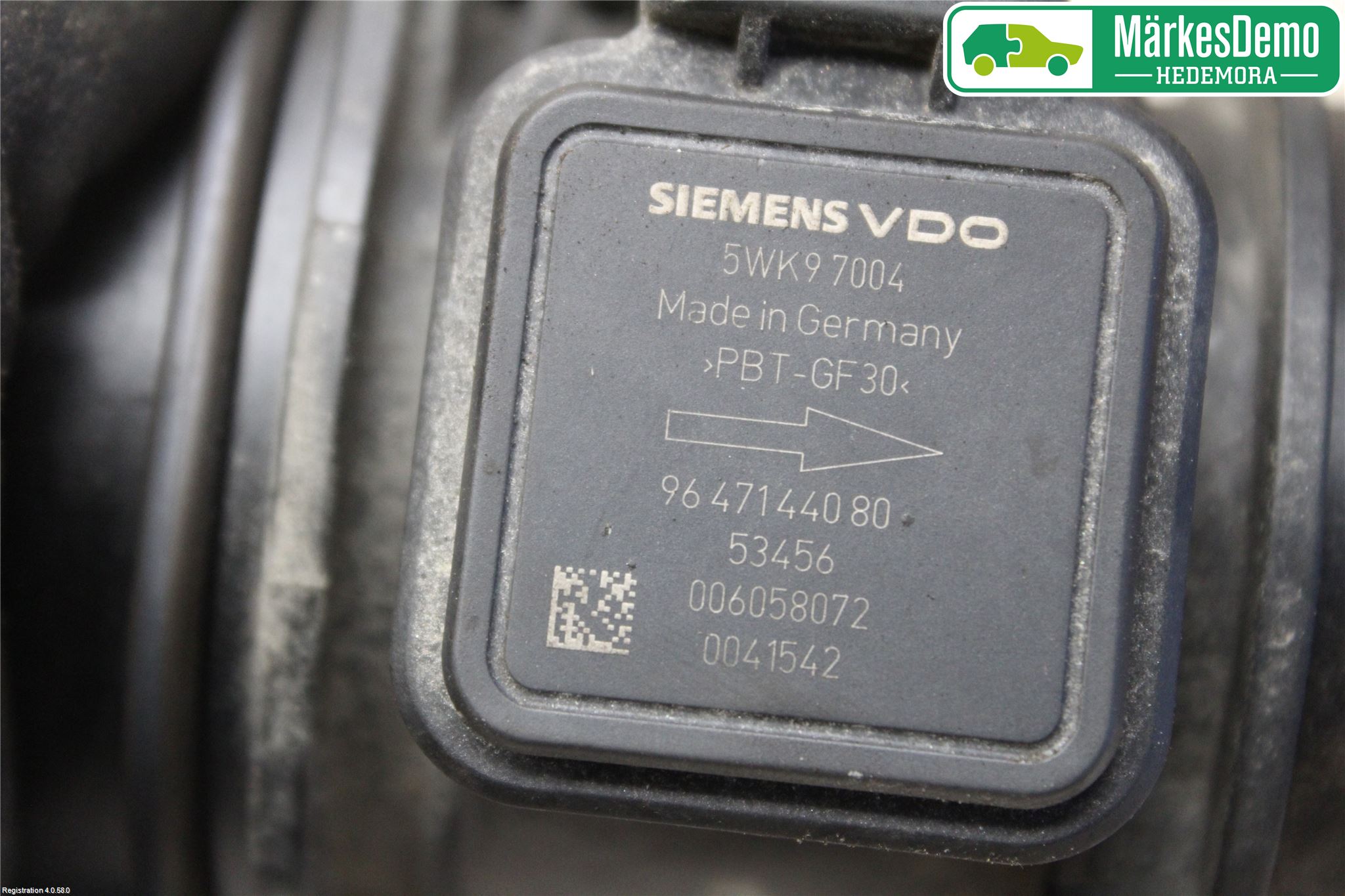 Peugeot BIPPER Injluftmassamätare