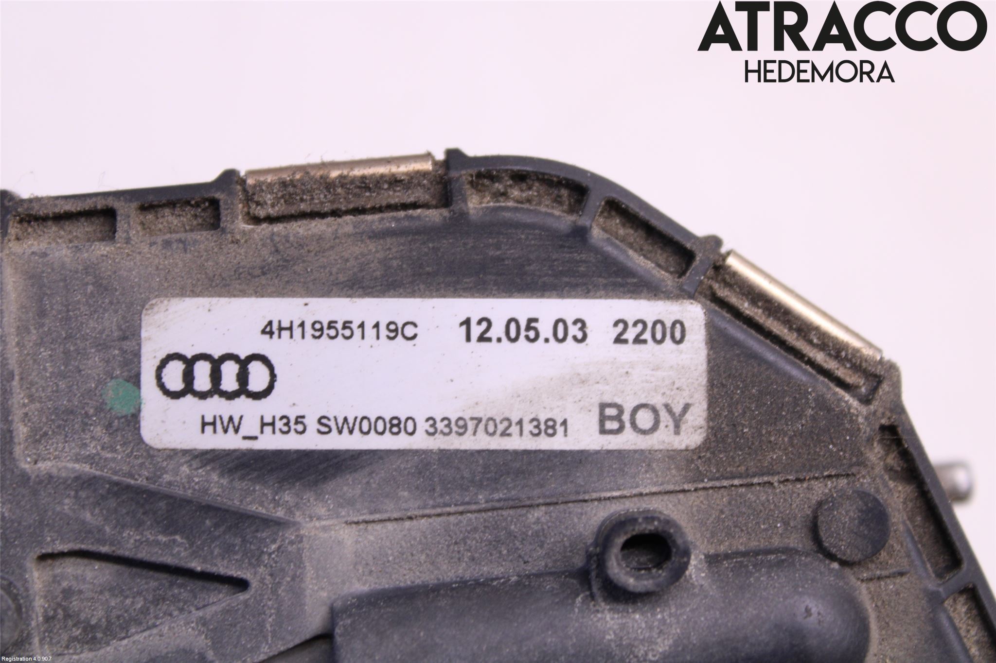 Audi A8/S8 4H 10-17 Torkarmotor Vindruta
