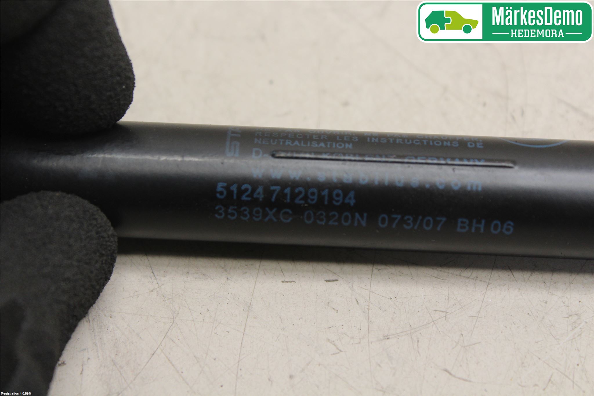 BMW 3 E92/93 Coupé/Cab 05-14 Gasfjäder Baklucka