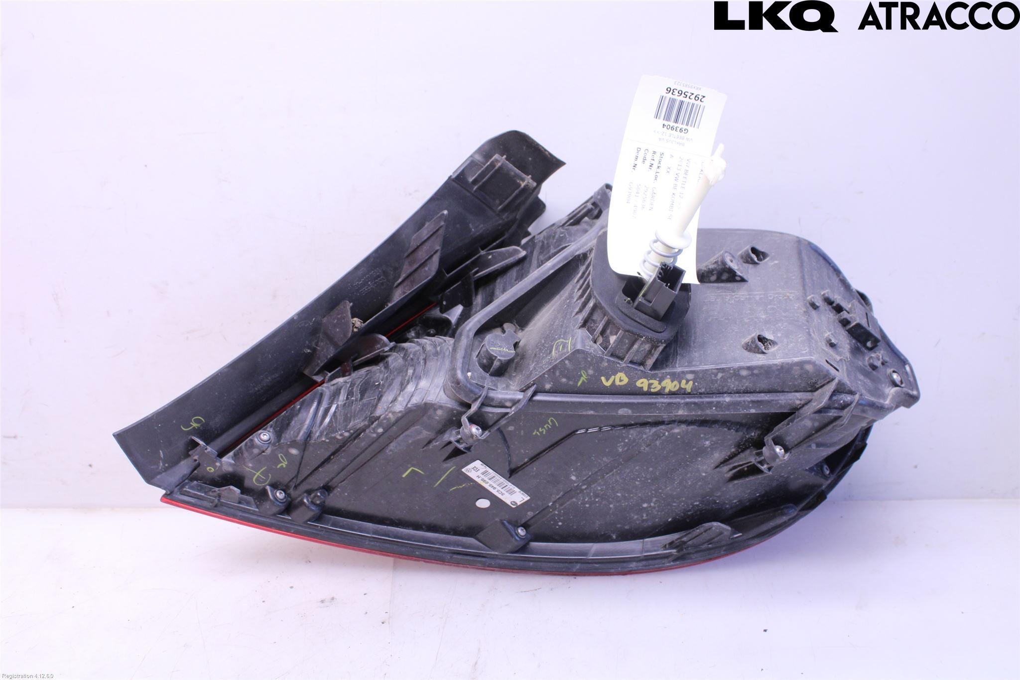 Volkswagen VW BEETLE 12- Bakljus Vänster