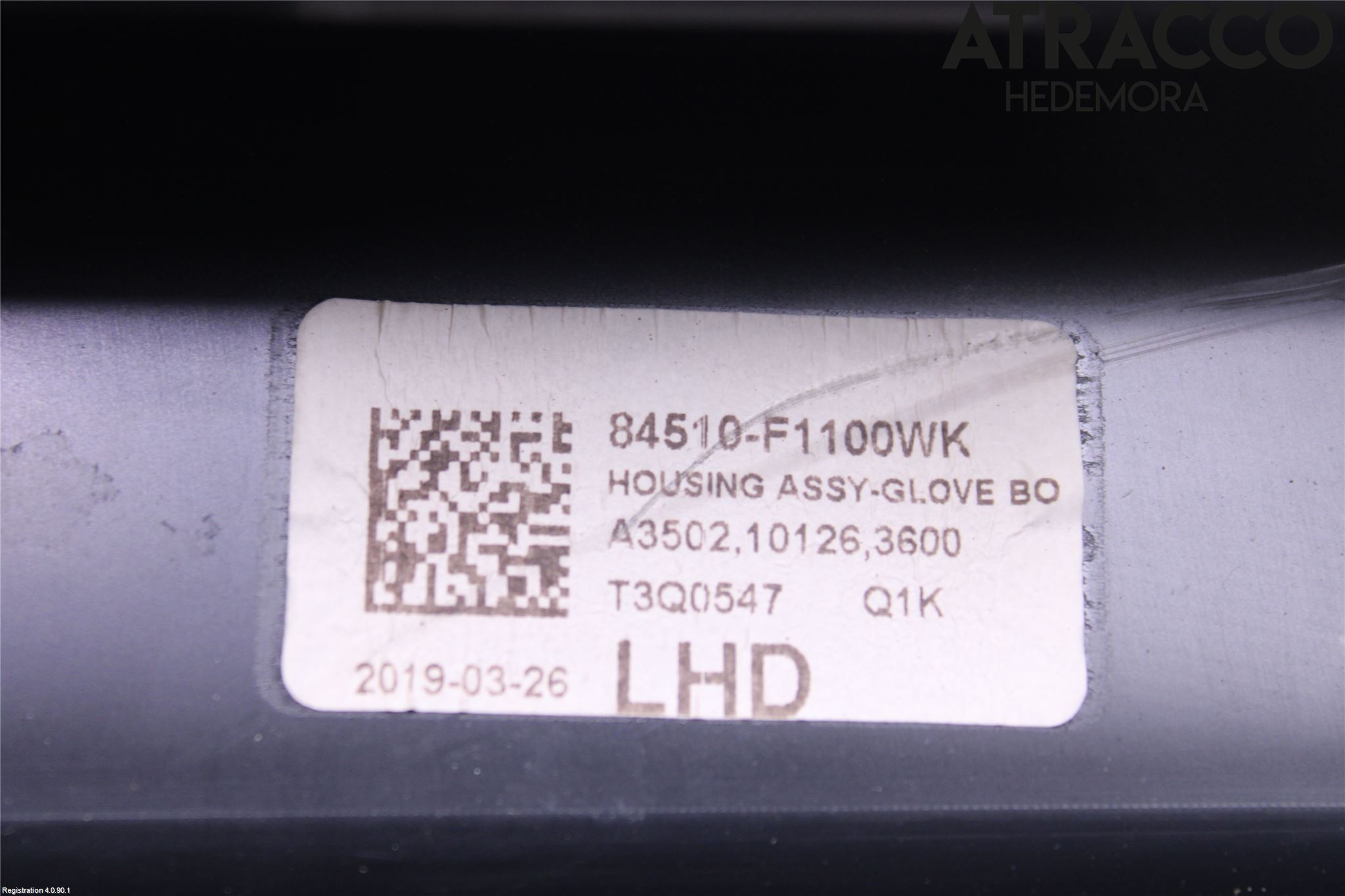 Kia SPORTAGE (QL) 16-21 Handskfack