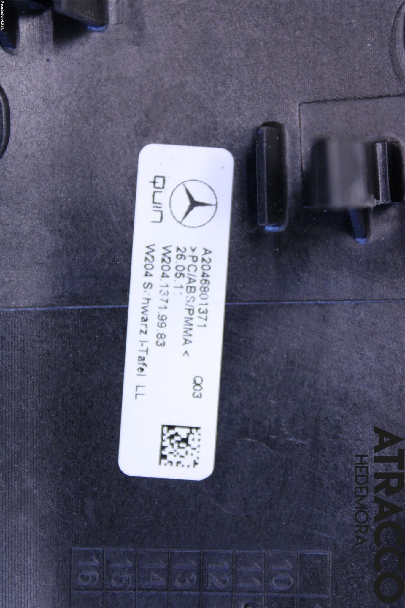 Mercedes-Benz MB C-KLASS (W204) 07-15 Instrumentbräda Inlägg-Dekorlist