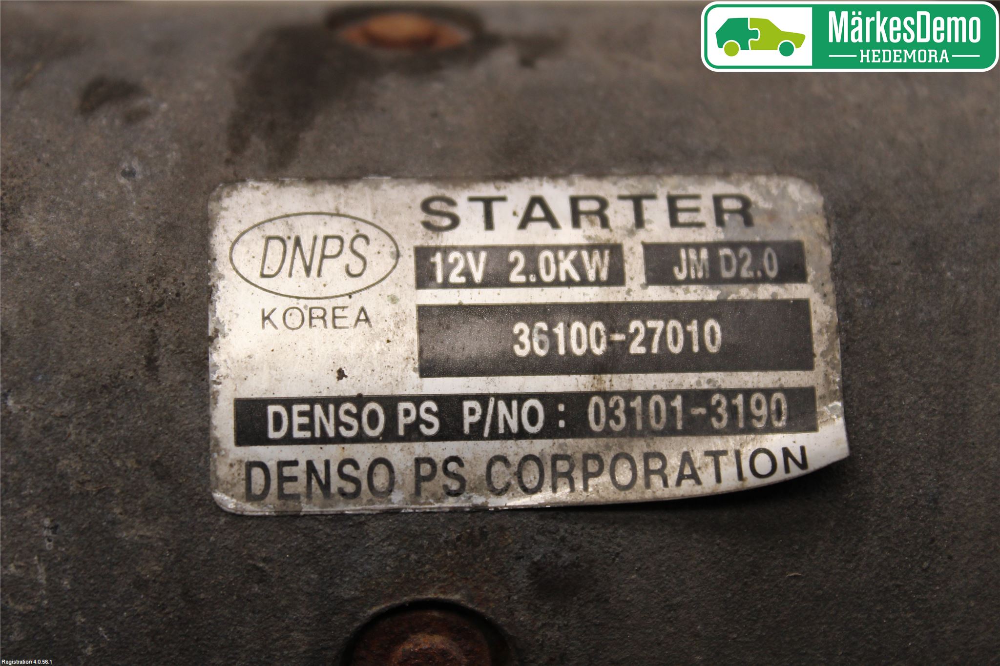 Hyundai SANTA FE  06-12 Startmotor Diesel