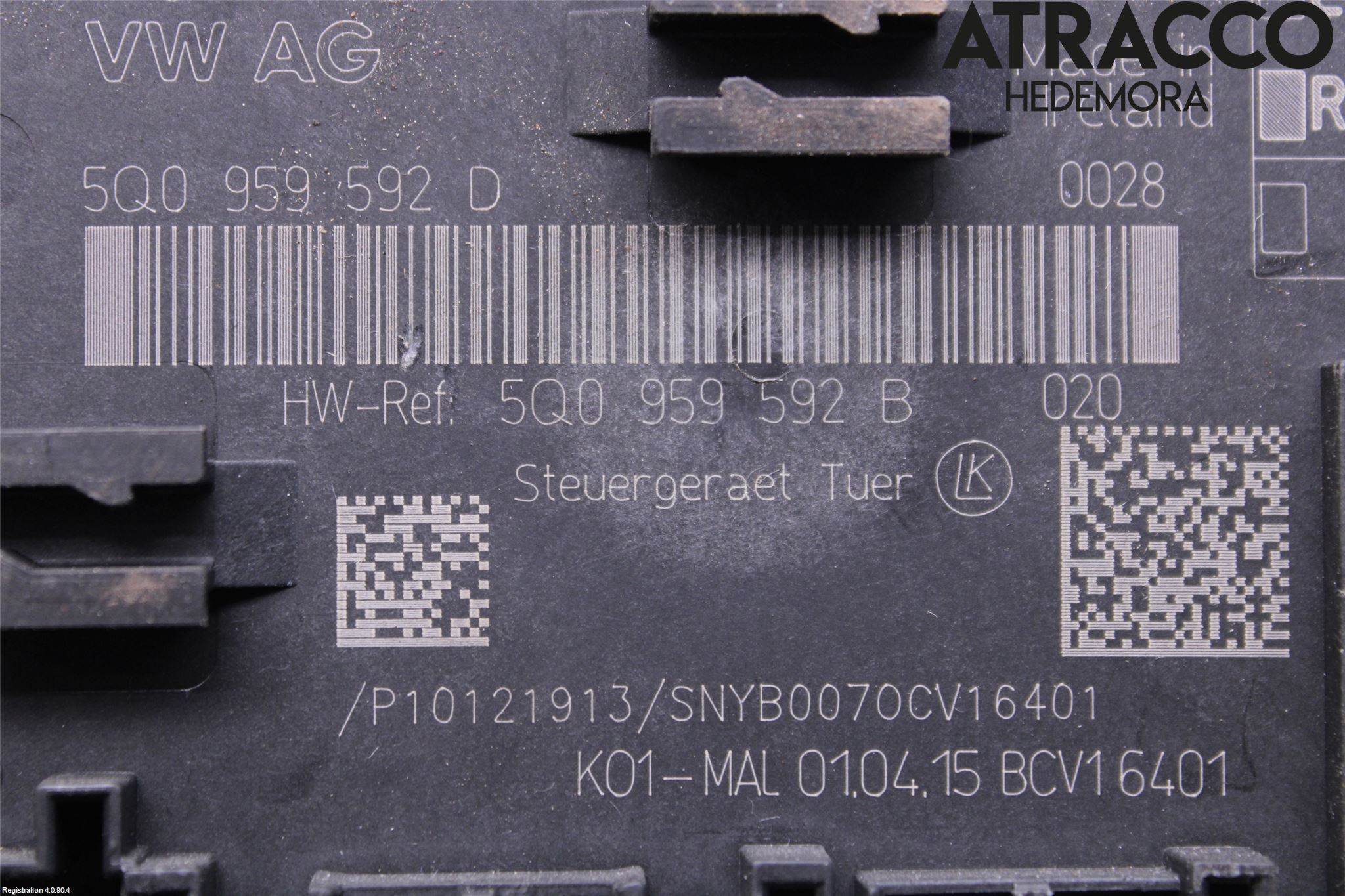 Volkswagen VW PASSAT 15-19 Styrenhet Dörr