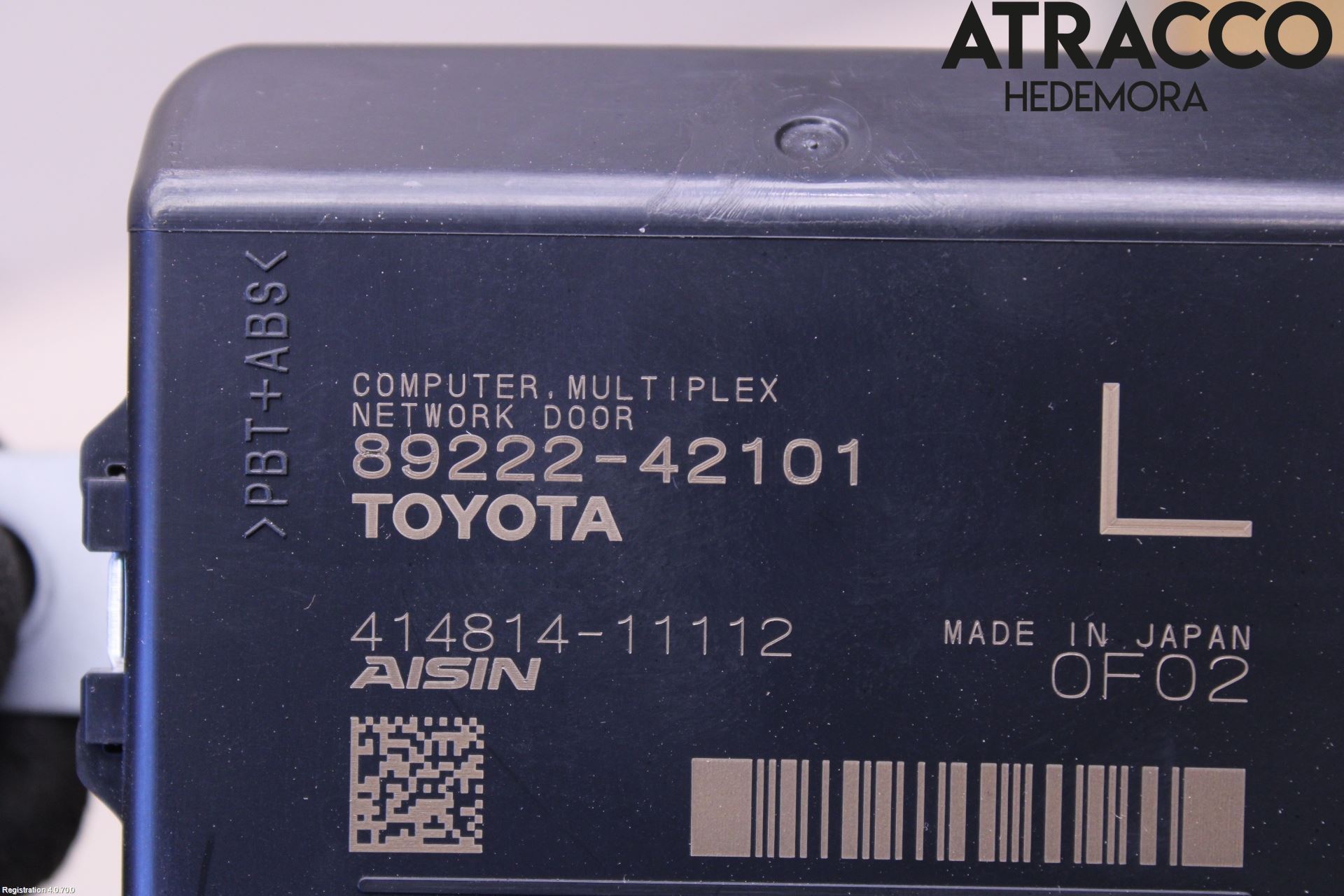 Toyota RAV4 19- Styrenhet Baklucka