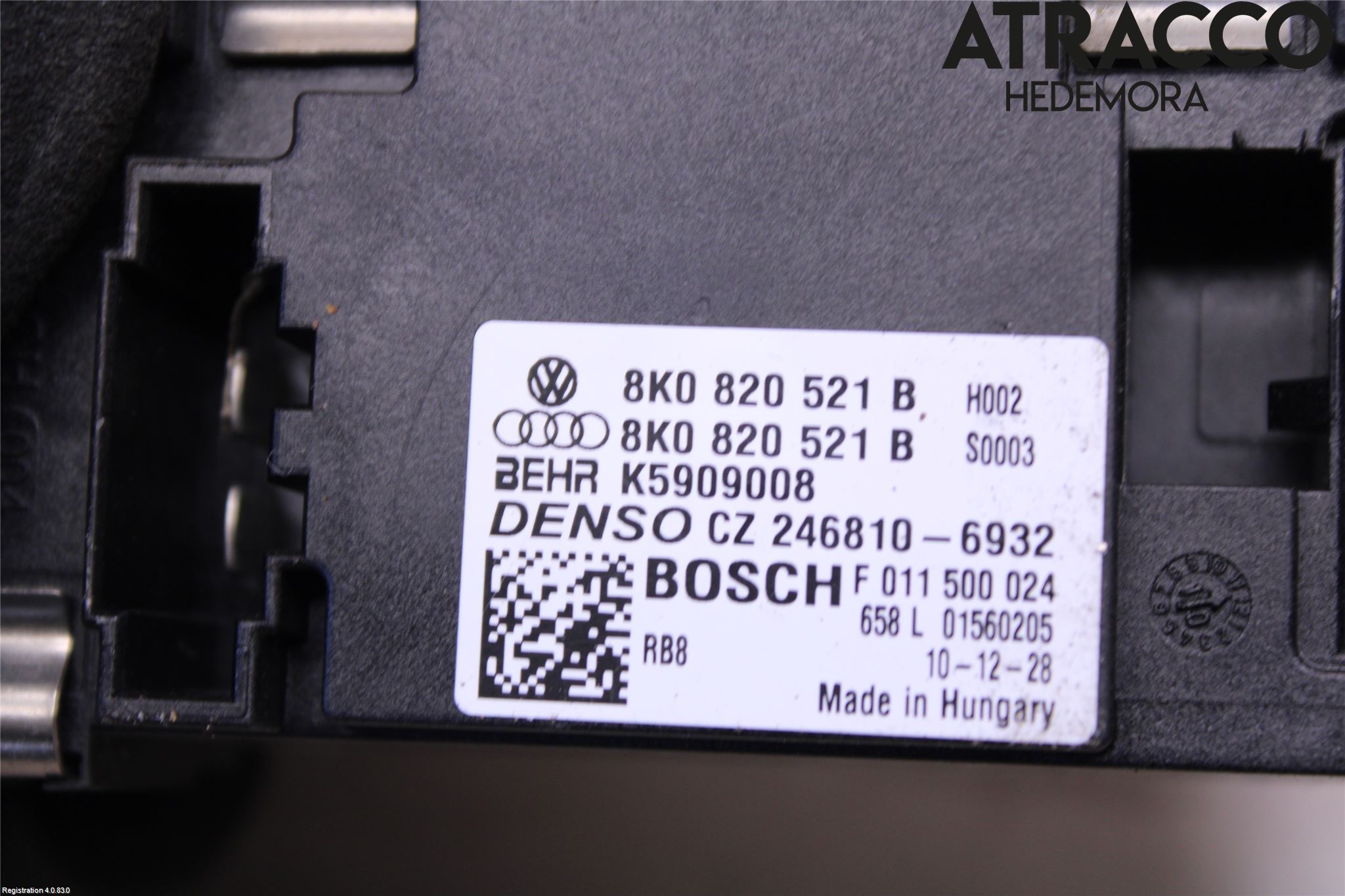 Audi A4/S4 08-11 Värmefläktsmotstånd