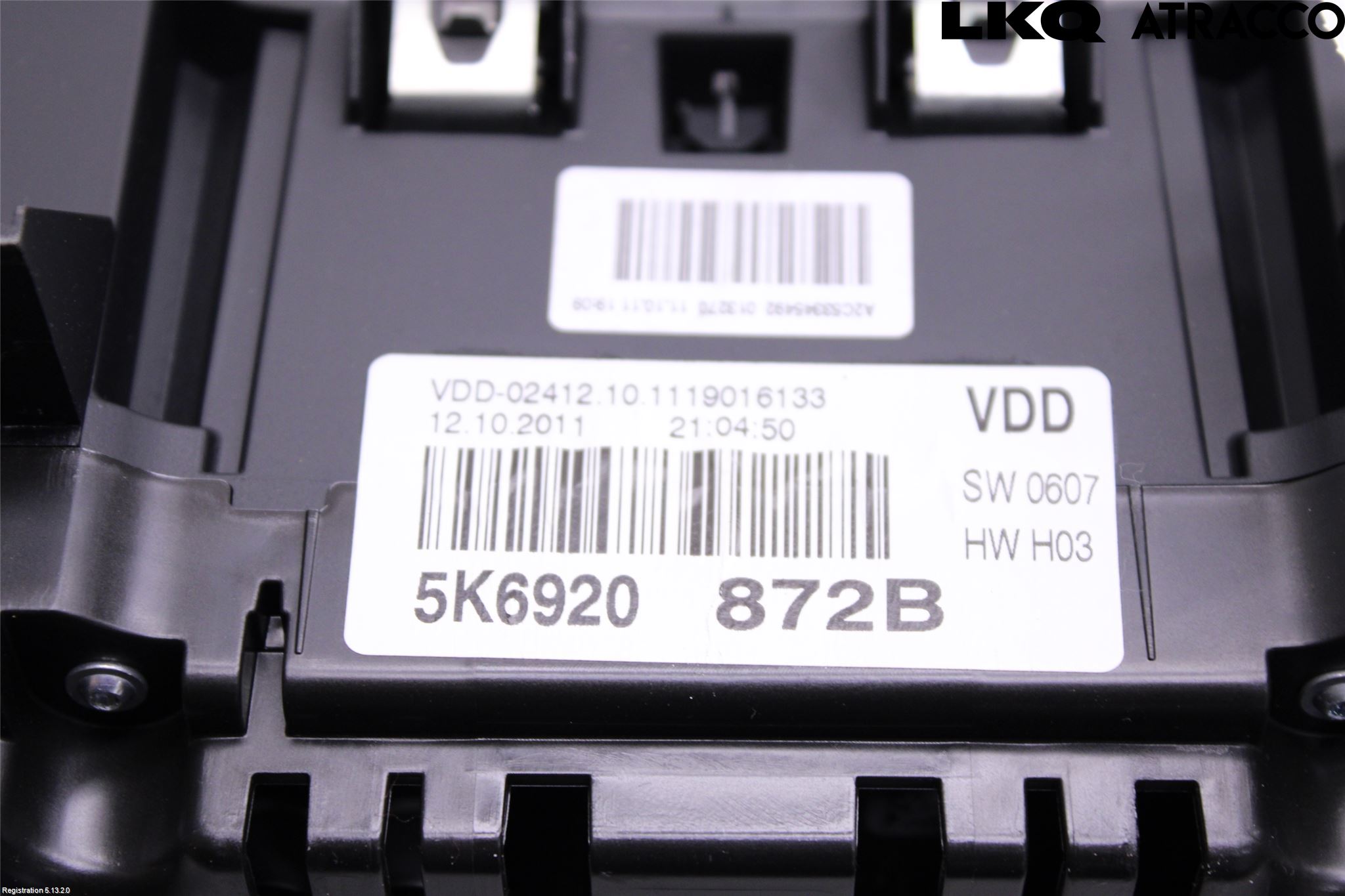 Volkswagen VW GOLF VI 09-13 Instrument Komb