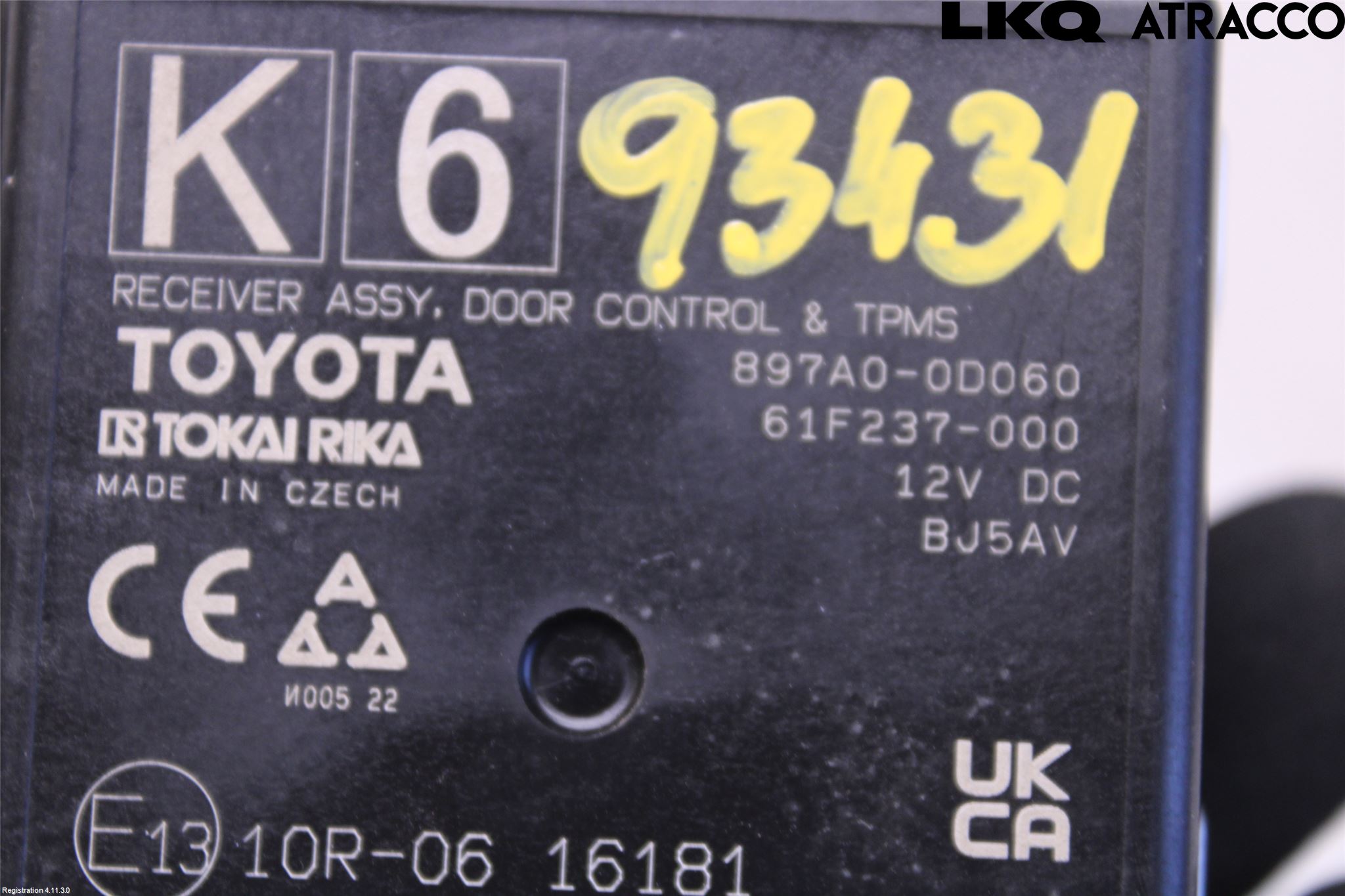 Toyota YARIS XP21 20- Styrenhet Övrigt