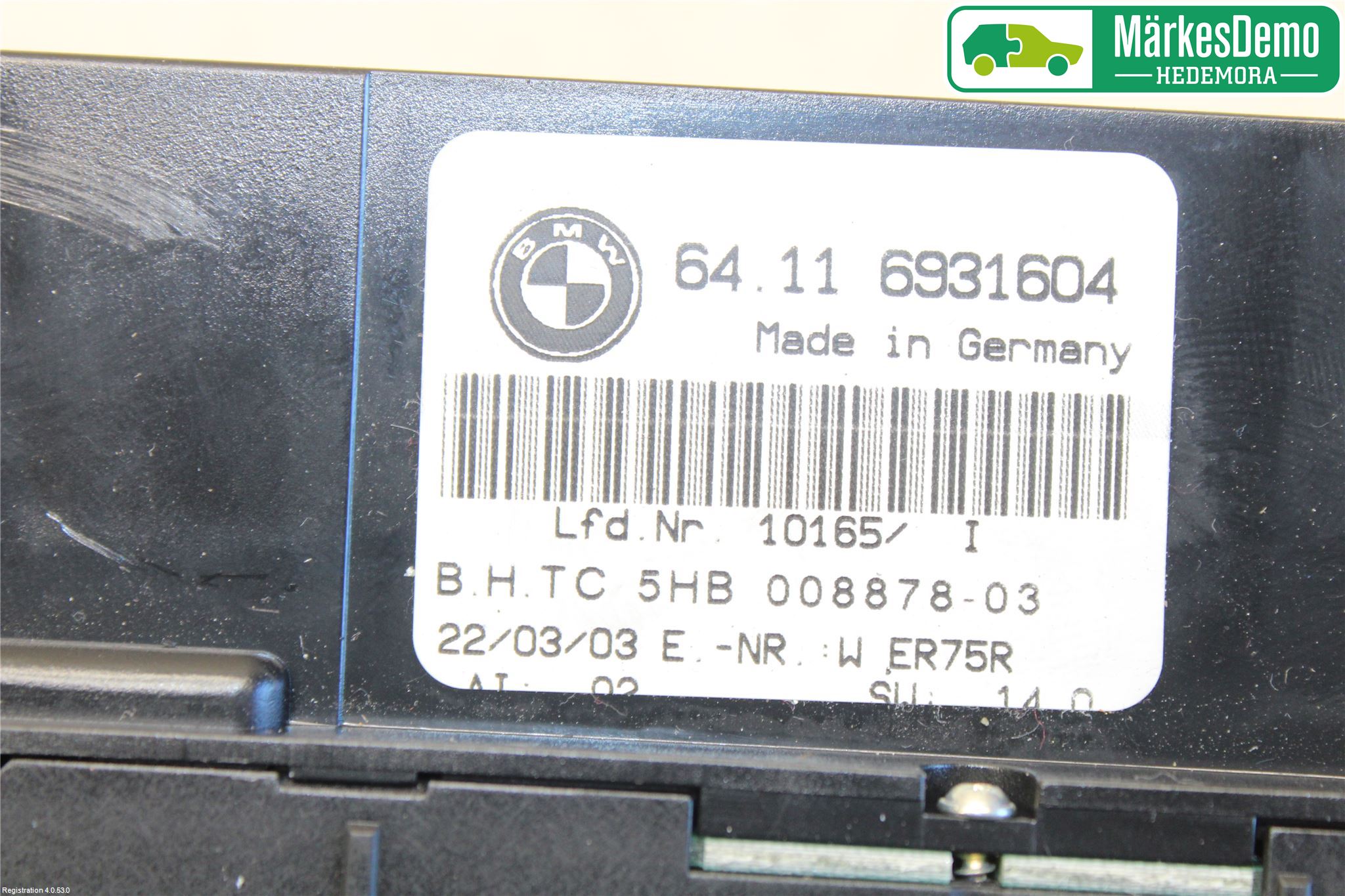 BMW 3 E46      98-05 Ac Styrenhet Ac Manöveren