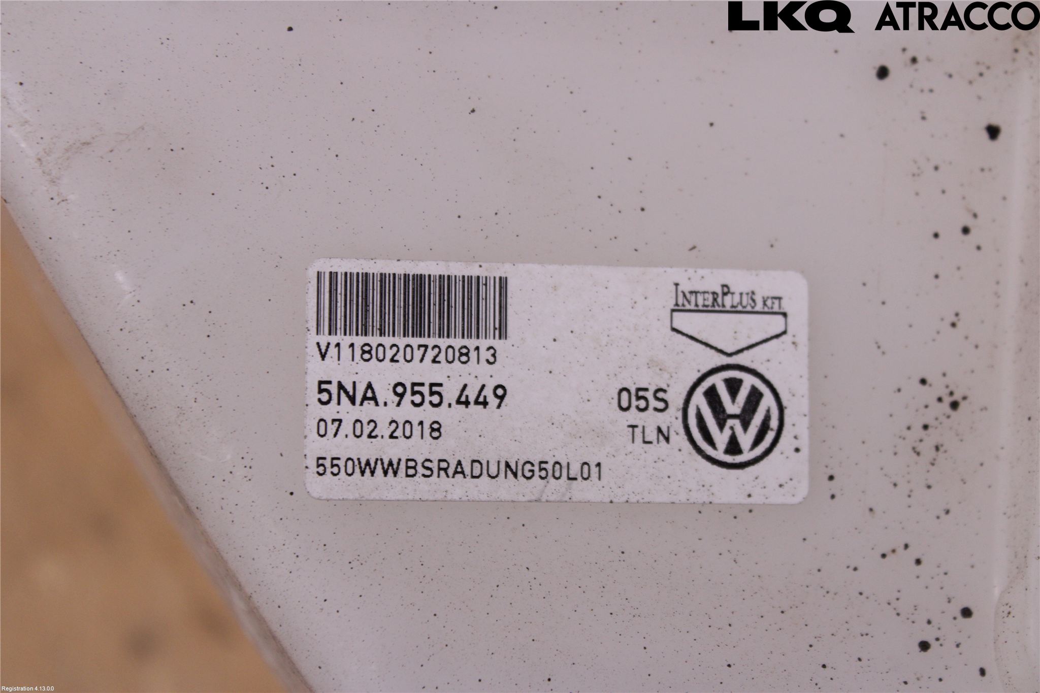 Volkswagen VW TIGUAN ALLSPACE 18- Spolartank Vindruta