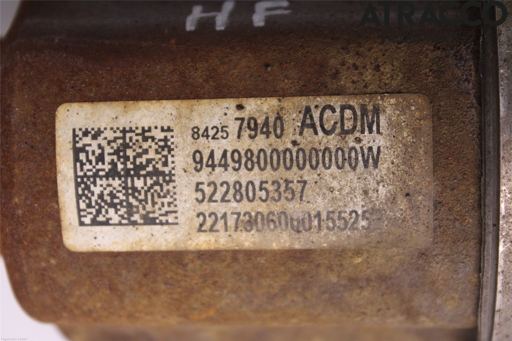 Opel INSIGNIA 17- Drivaxel Fram Höger