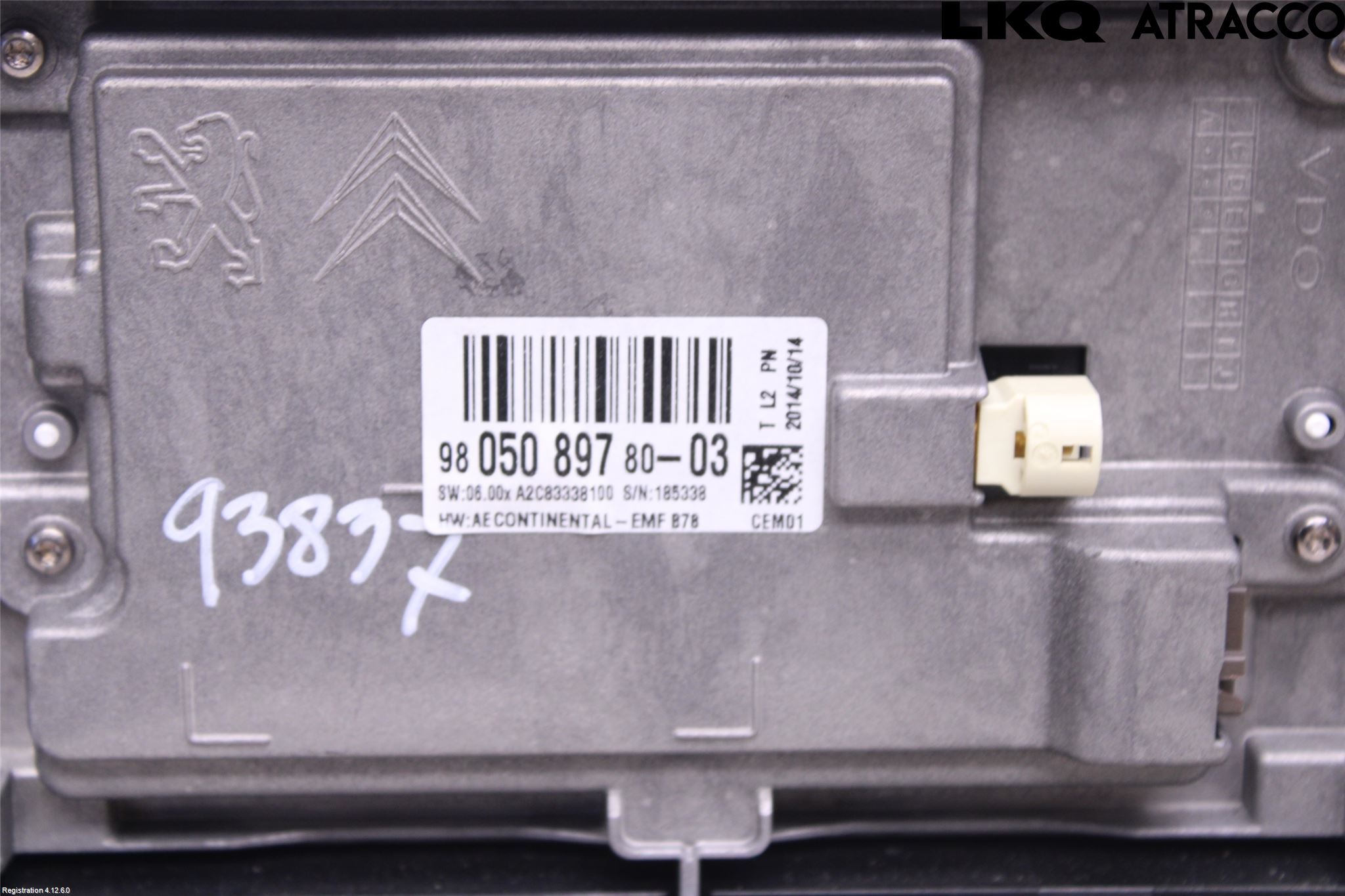 Citroen C4 GRAND PICASSO 14-18 Cd Radio - Multimediapanel