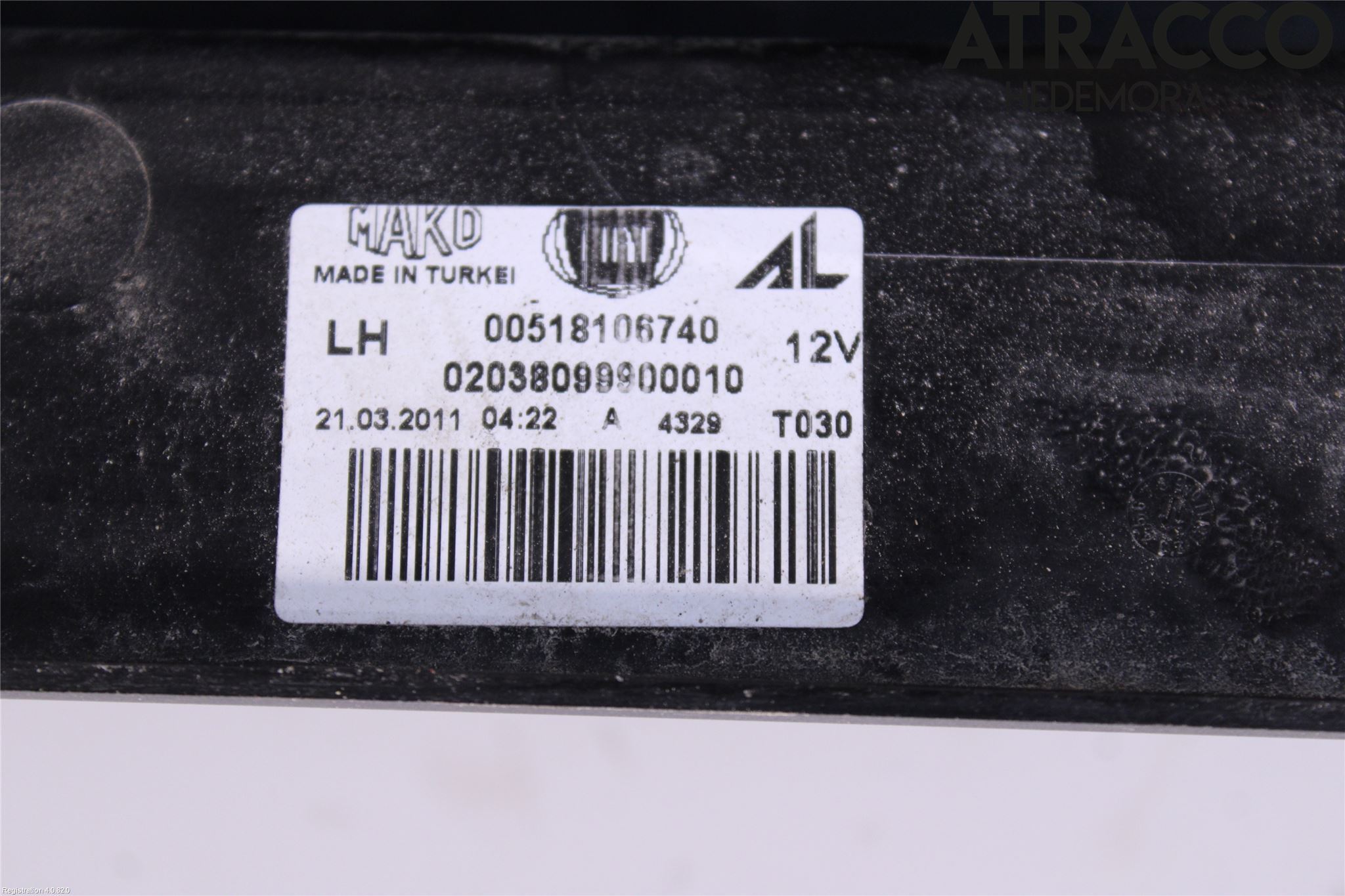 Fiat DOBLO CARGO Bakljus Vänster